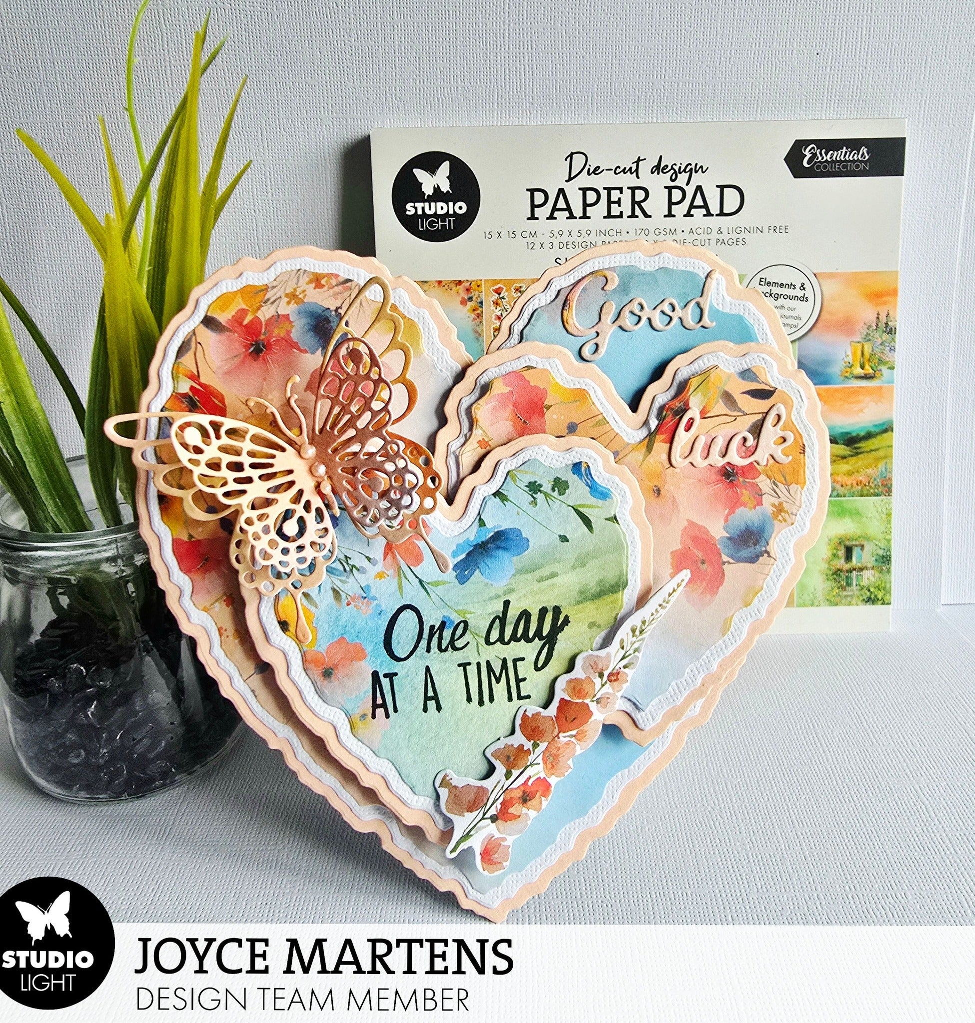 Studio Light - Dies - Torn Edge Cutting Die Heart Shape