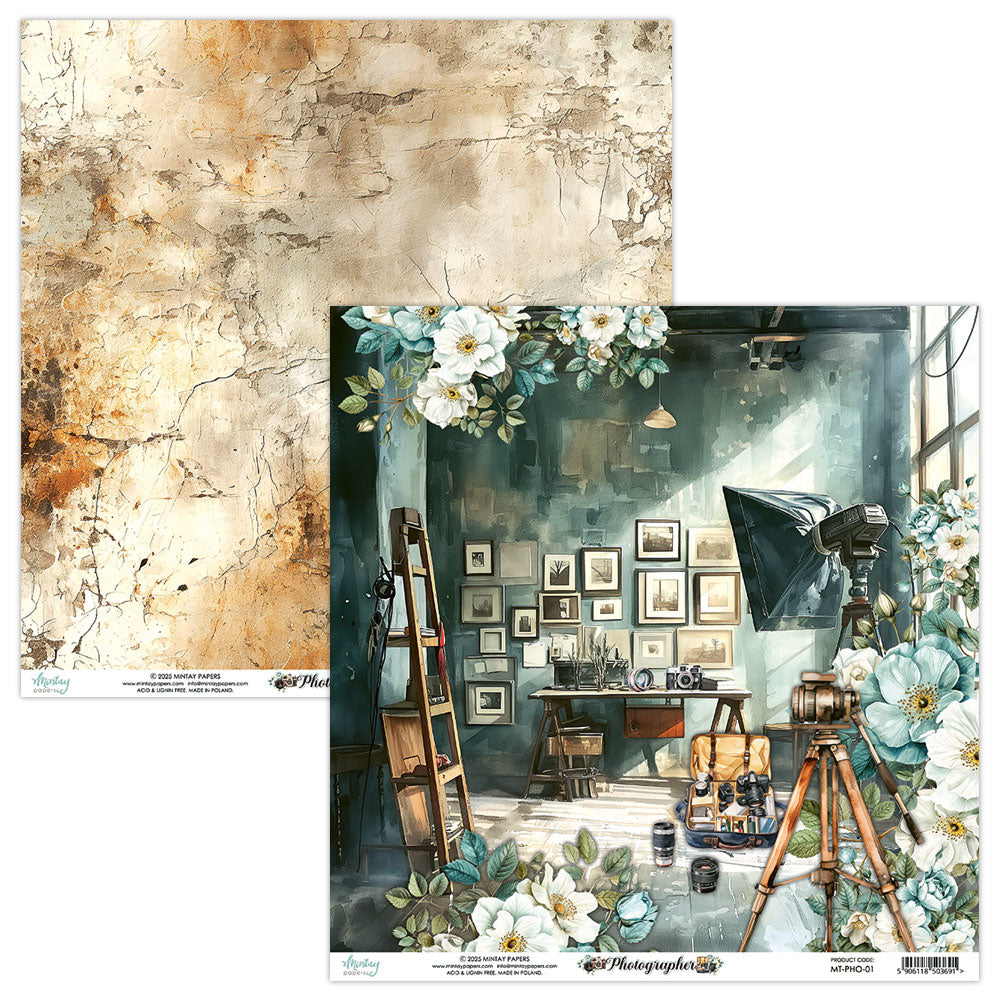 Mintay Papers - Photographer - Paper Pad - 8 x 8"