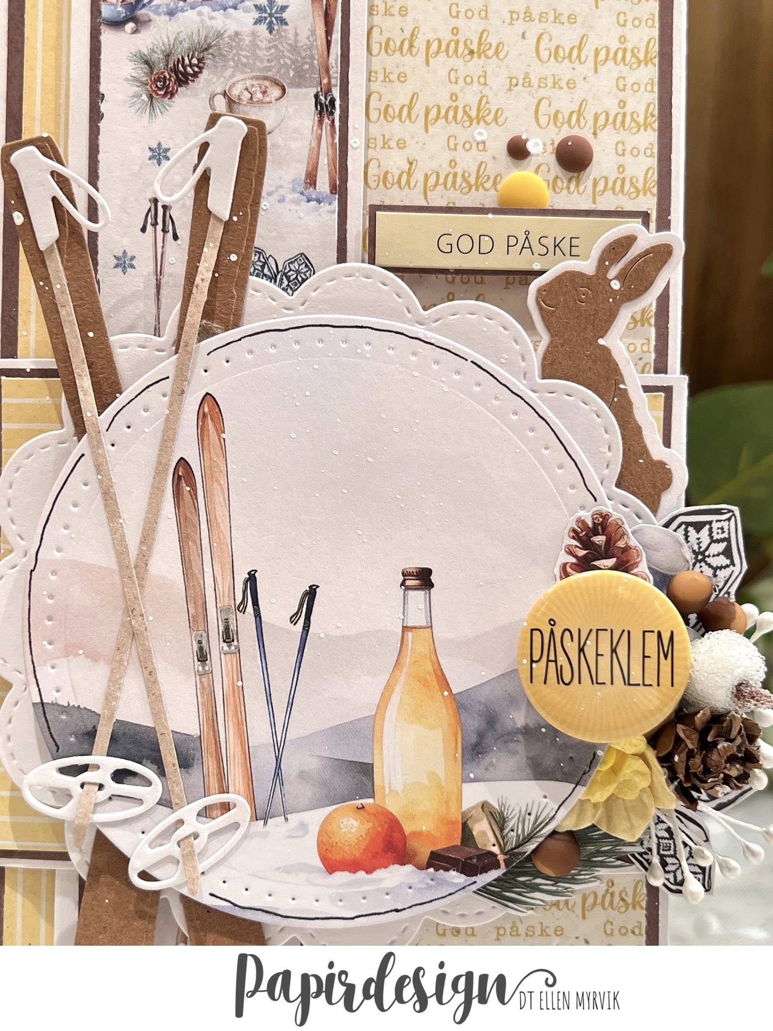 Papirdesign - Motivark - Påskebarn