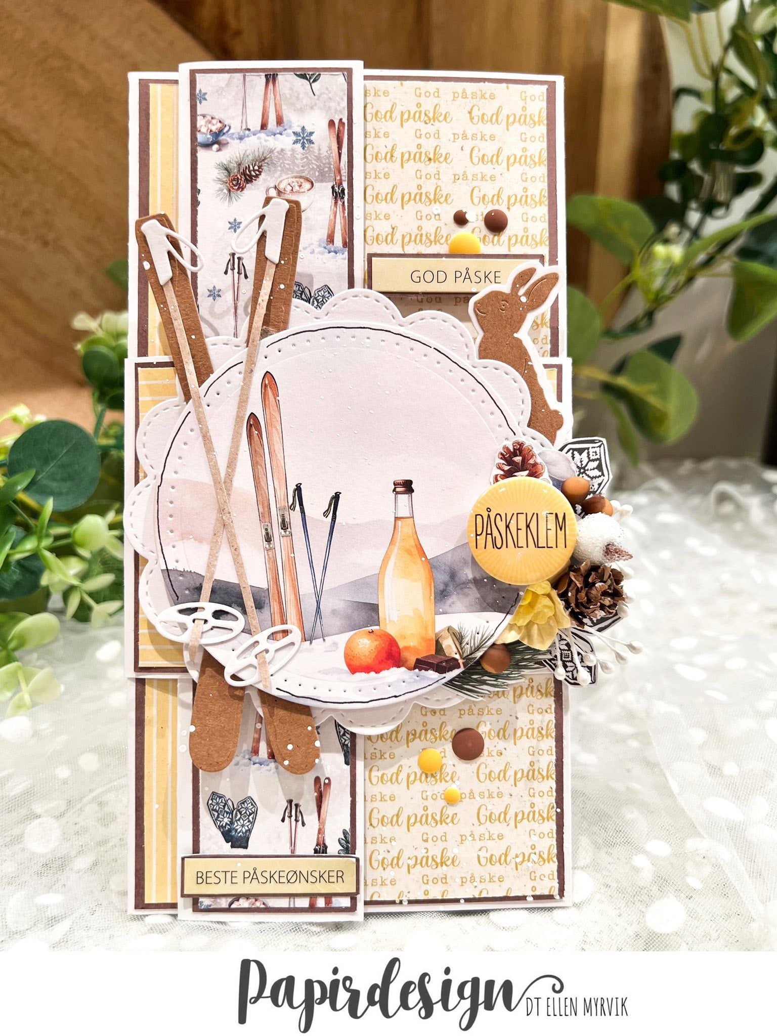 Papirdesign - Fremtidsdrøm - God Påske - 12 x 12"