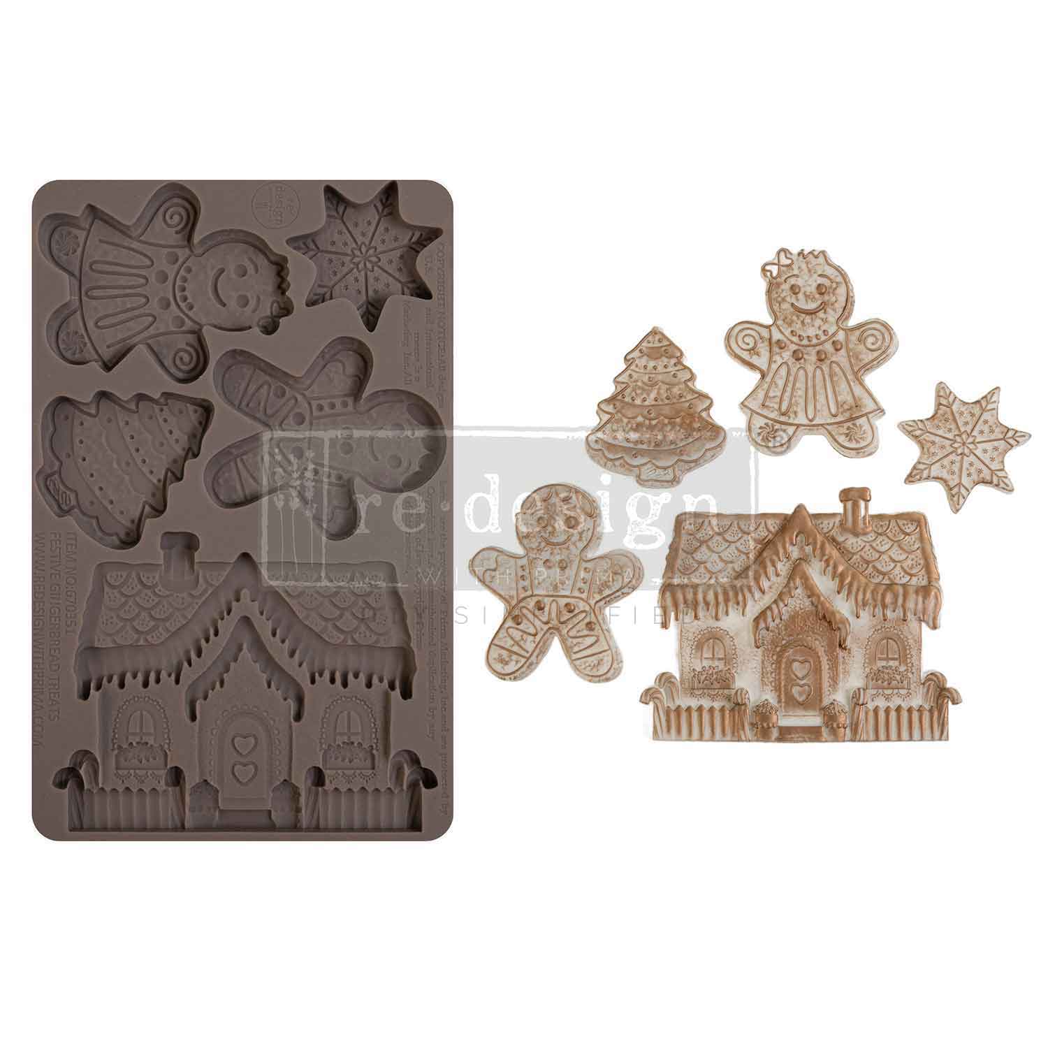 Prima - Redesign Mould - Festive Gingerbread Treats