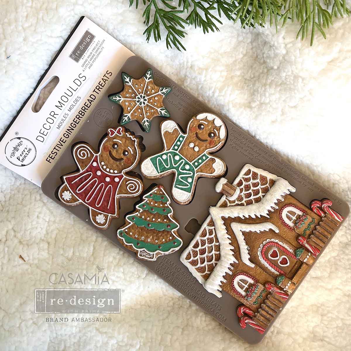 Prima - Redesign Mould - Festive Gingerbread Treats