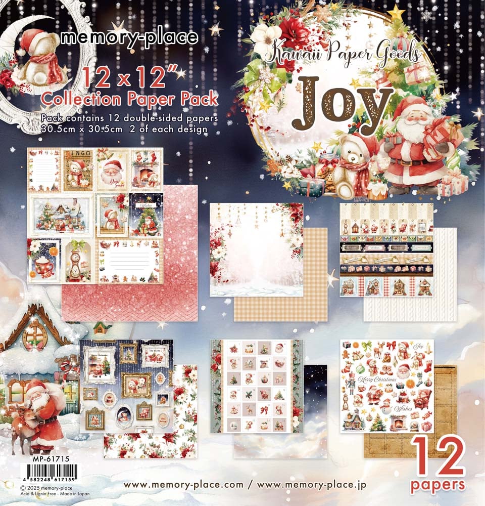 Asuka Studio - Memory Place - Joy Collection pack - 12 x 12"