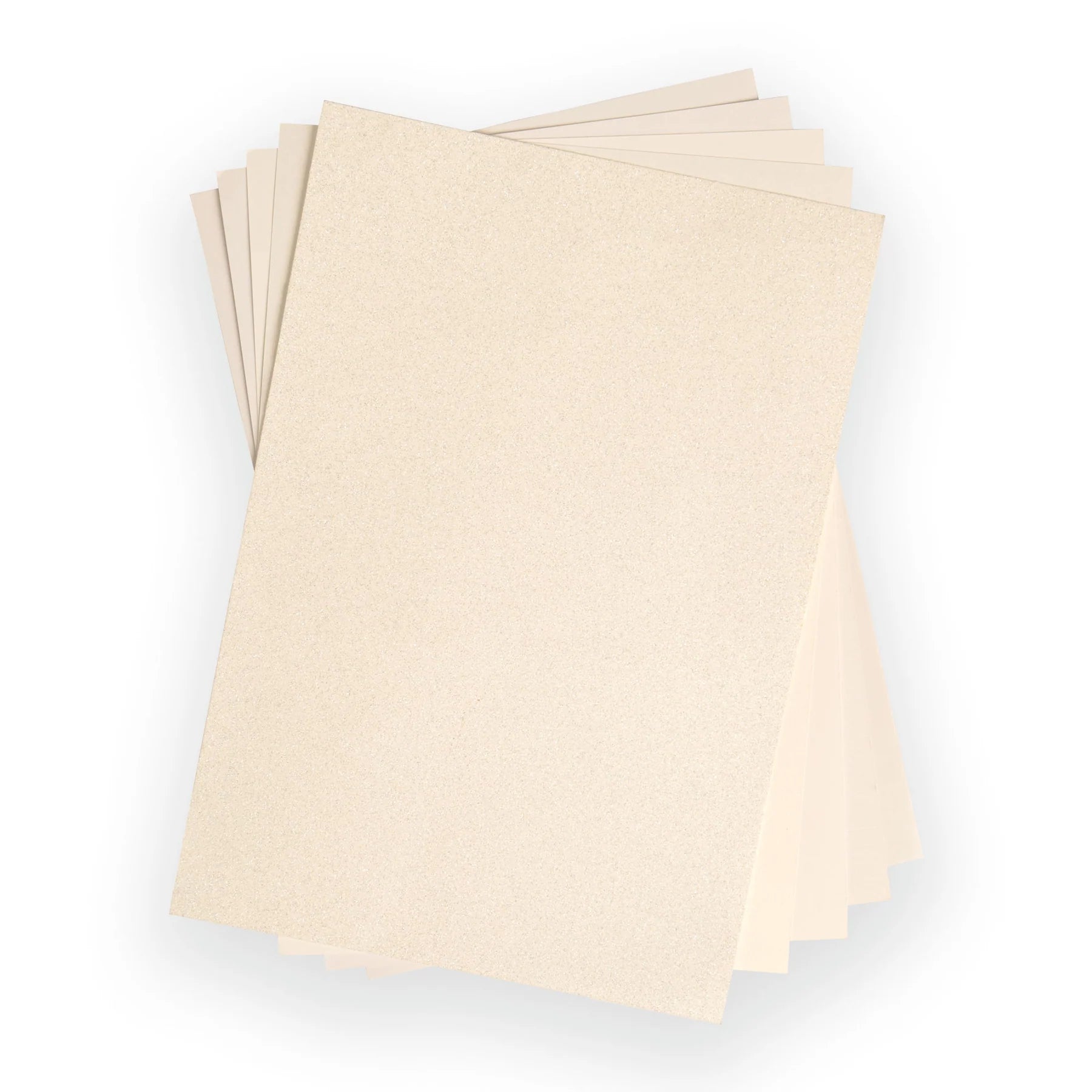 Sizzix - Opulent Cardstock Pad - Ivory - 50 pack