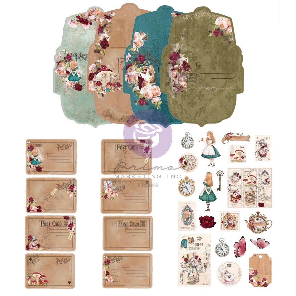 Prima - Lost in Wonderland - Postcard kit