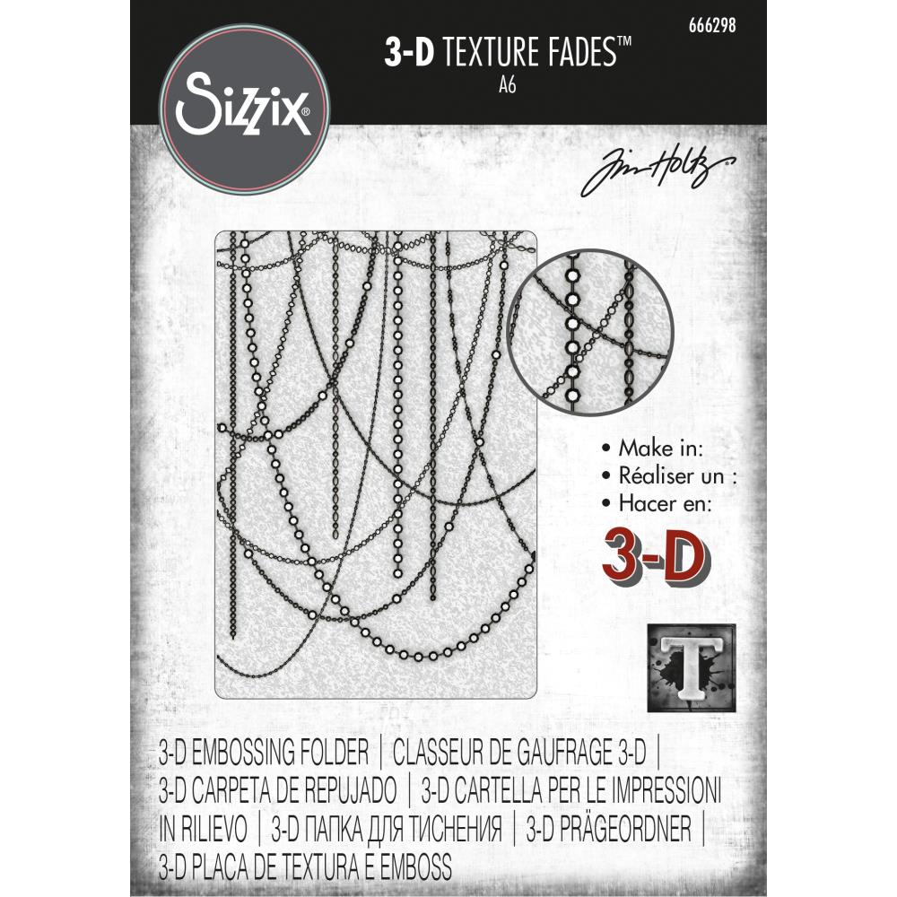 Sizzix -Tim Holtz  -  Embossing Folder - 3D - Sparkle