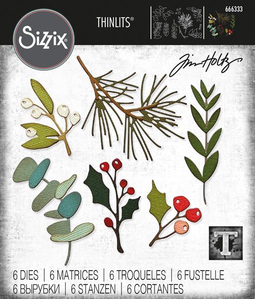 Sizzix - Tim Holtz - Thinlits  Dies - Festive Gatherings