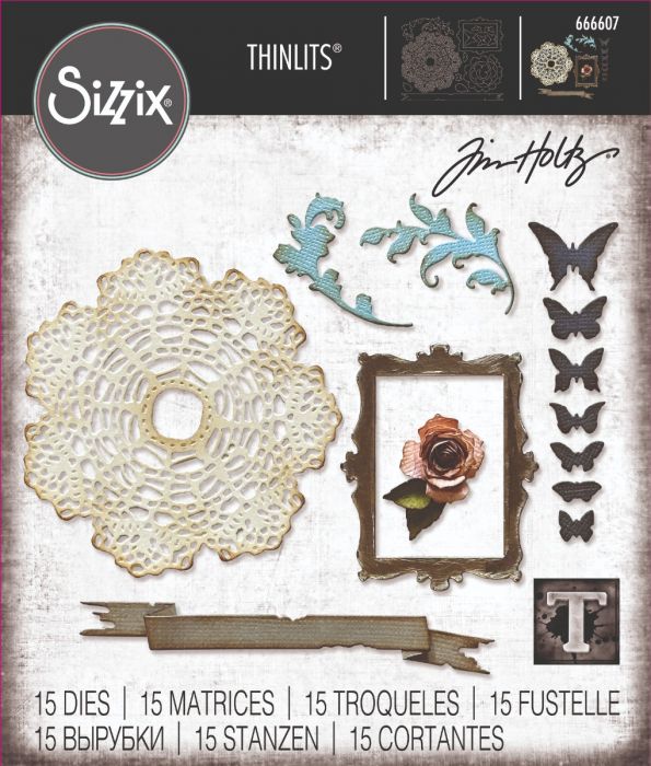 Sizzix - Tim Holtz - Thinlits Dies - Vault 2024 - Boutique