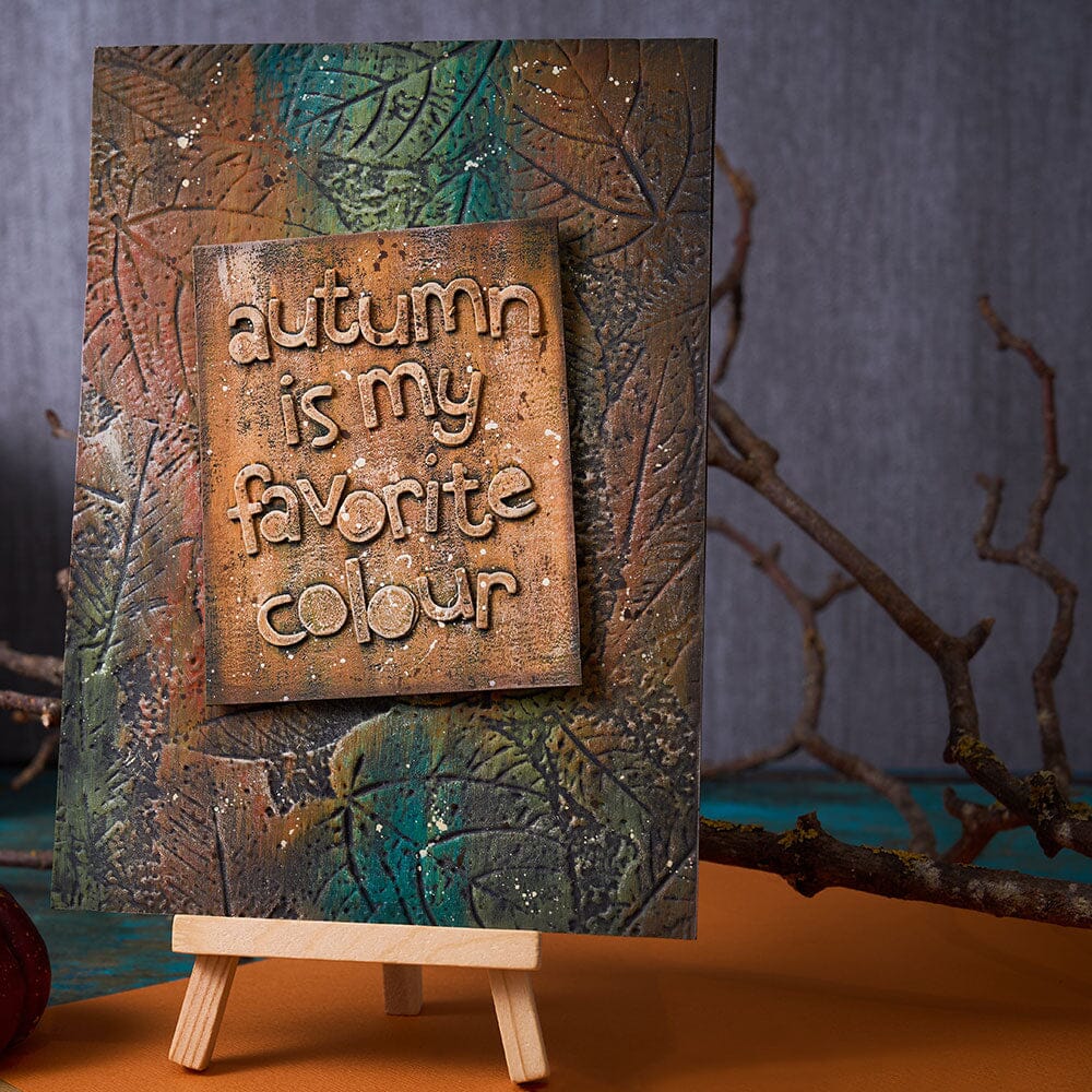 Sizzix/Tim Holtz - 3D Embossing Folder - Vault - Foliage Large - A5