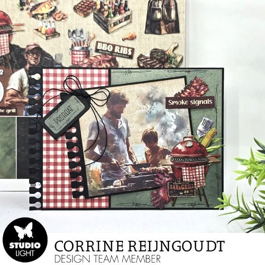 Studio Light Paper Pad - Die-cut designer Paper Pad - BBQ Party - A4