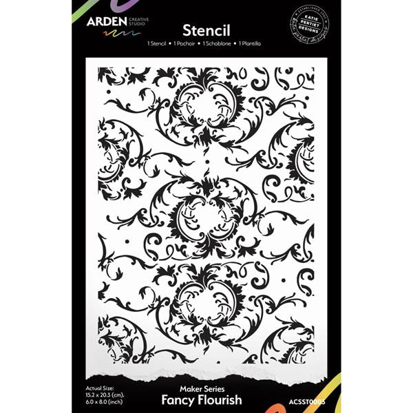 Arden Creative Studio - Stencil - Fancy Flourish