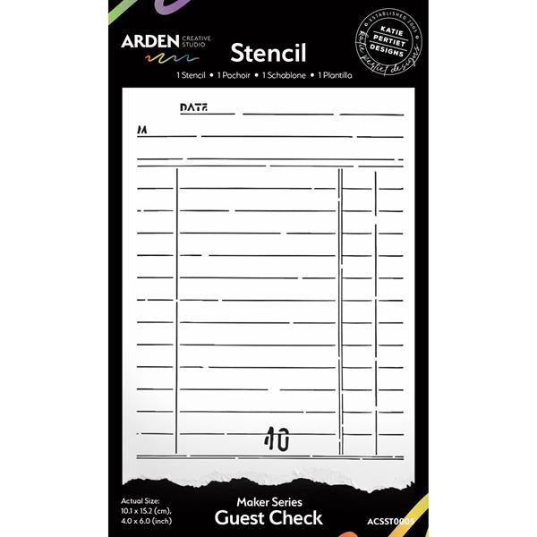 Arden Creative Studio - Stencil - Guest check