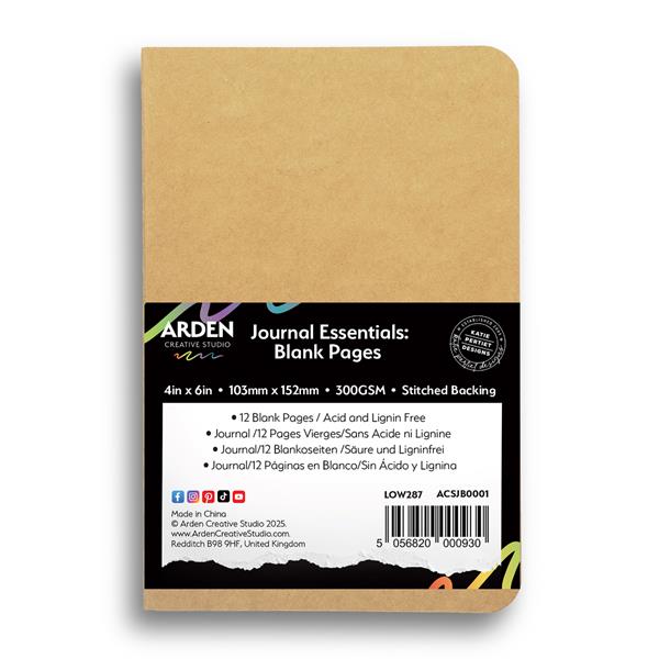 Arden Creative Studios - Journal Essentials - Blank pages