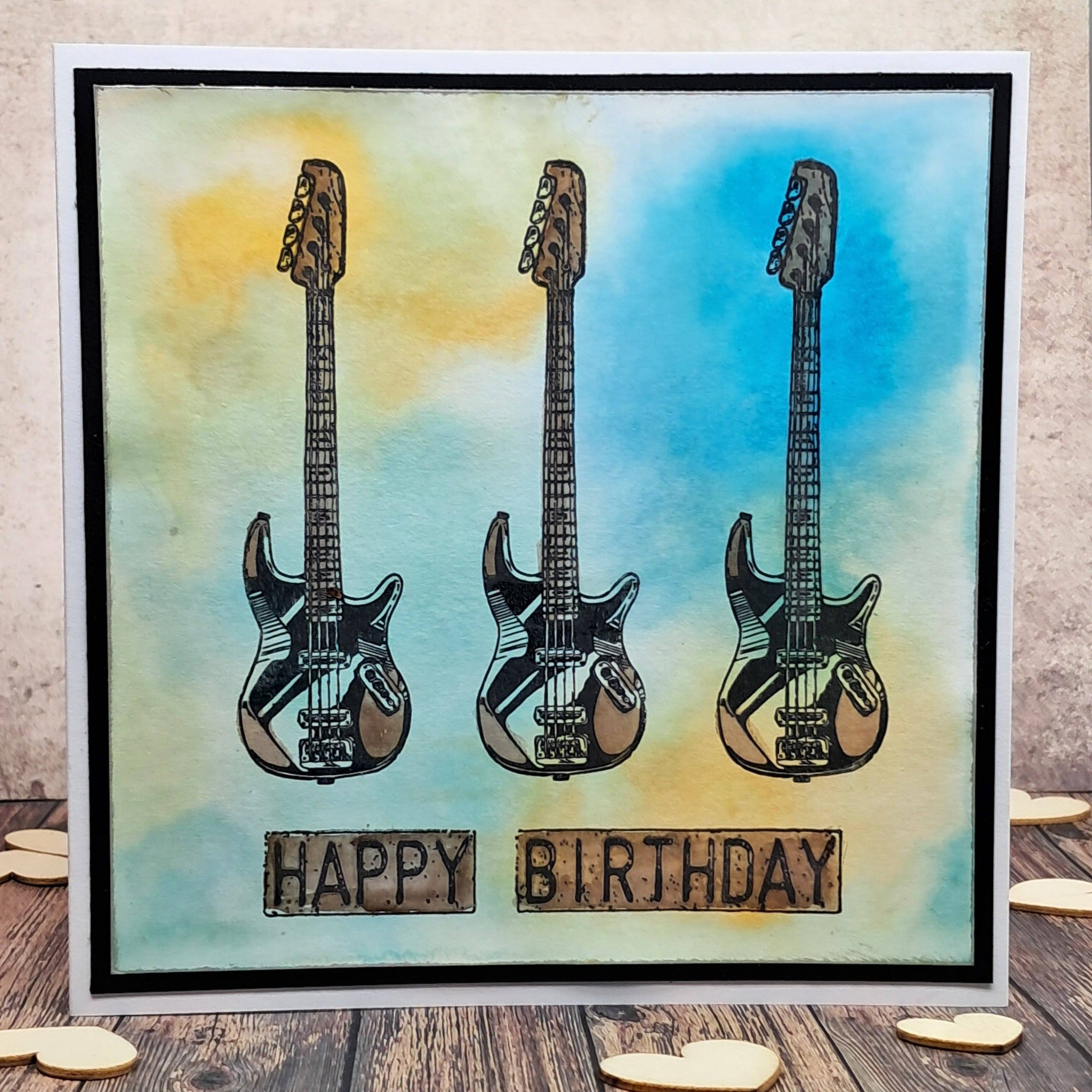 Studiolight - Gearhead's Workshop - Clear Stamps - Gears & guitar