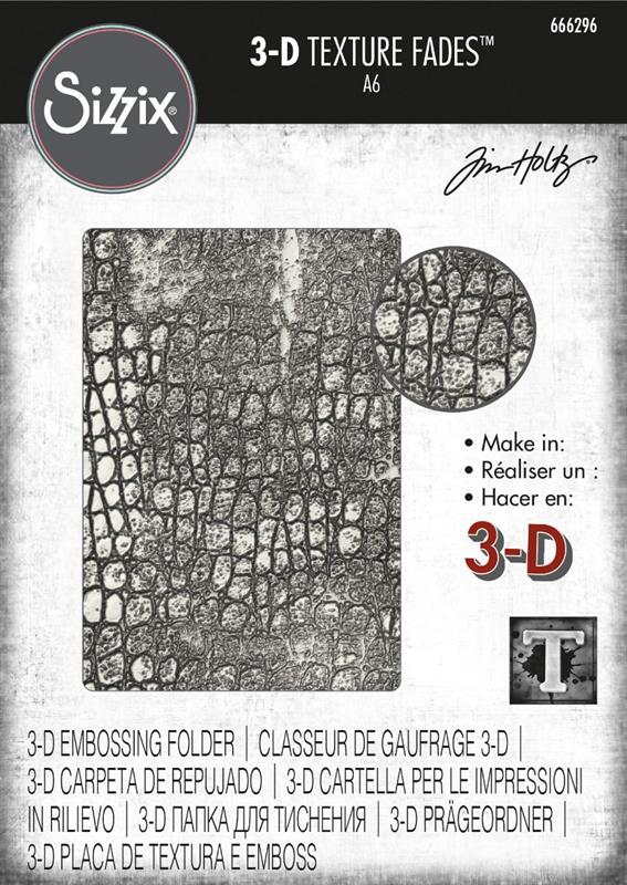 Tim Holtz - Embossing Folder - 3D - Reptile