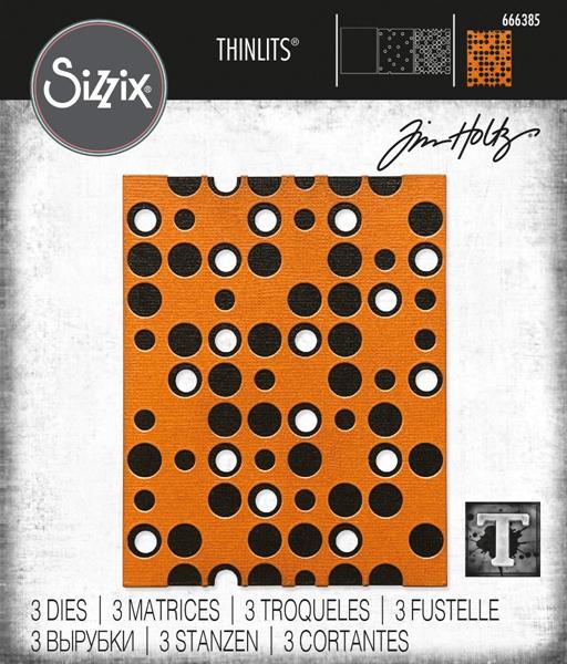 Sizzix - Tim Holtz  - Thinlits - Layered Dots