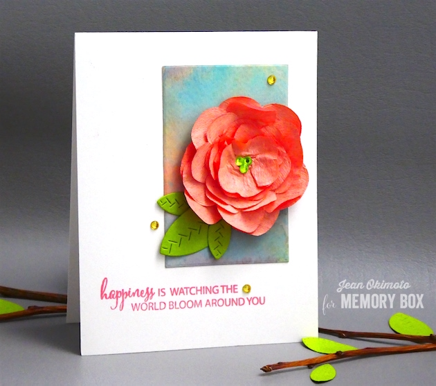 Memory Box - Craft Dies - Plush Camelia Die