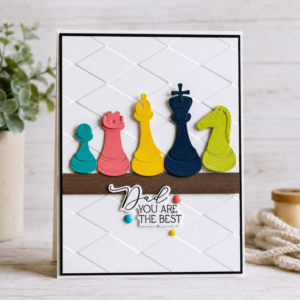 Spellbinders- Harlequin - 3D Embossing Folder