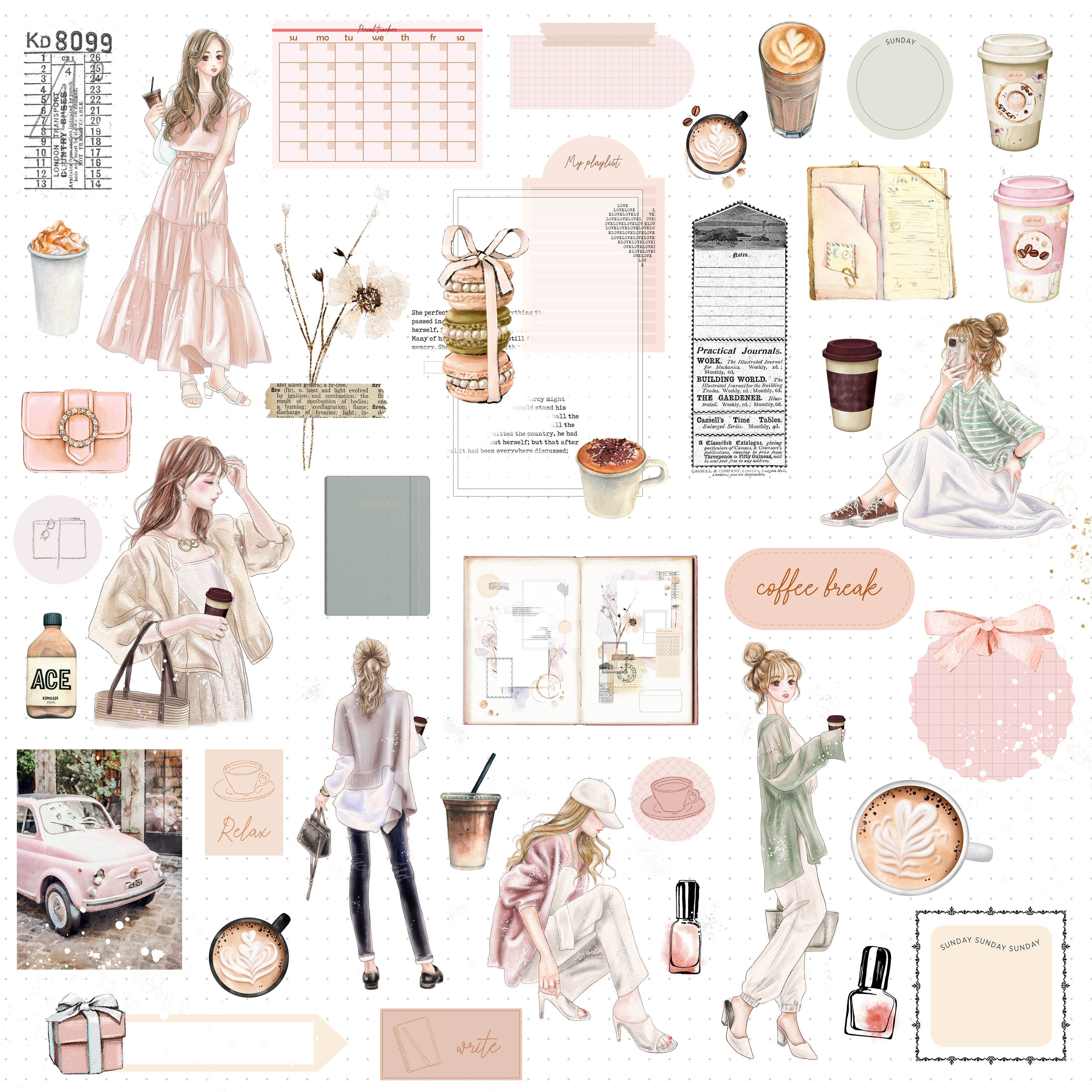 Asuka Studio - Good Life- Bliss - Keep going - 12 x 12"