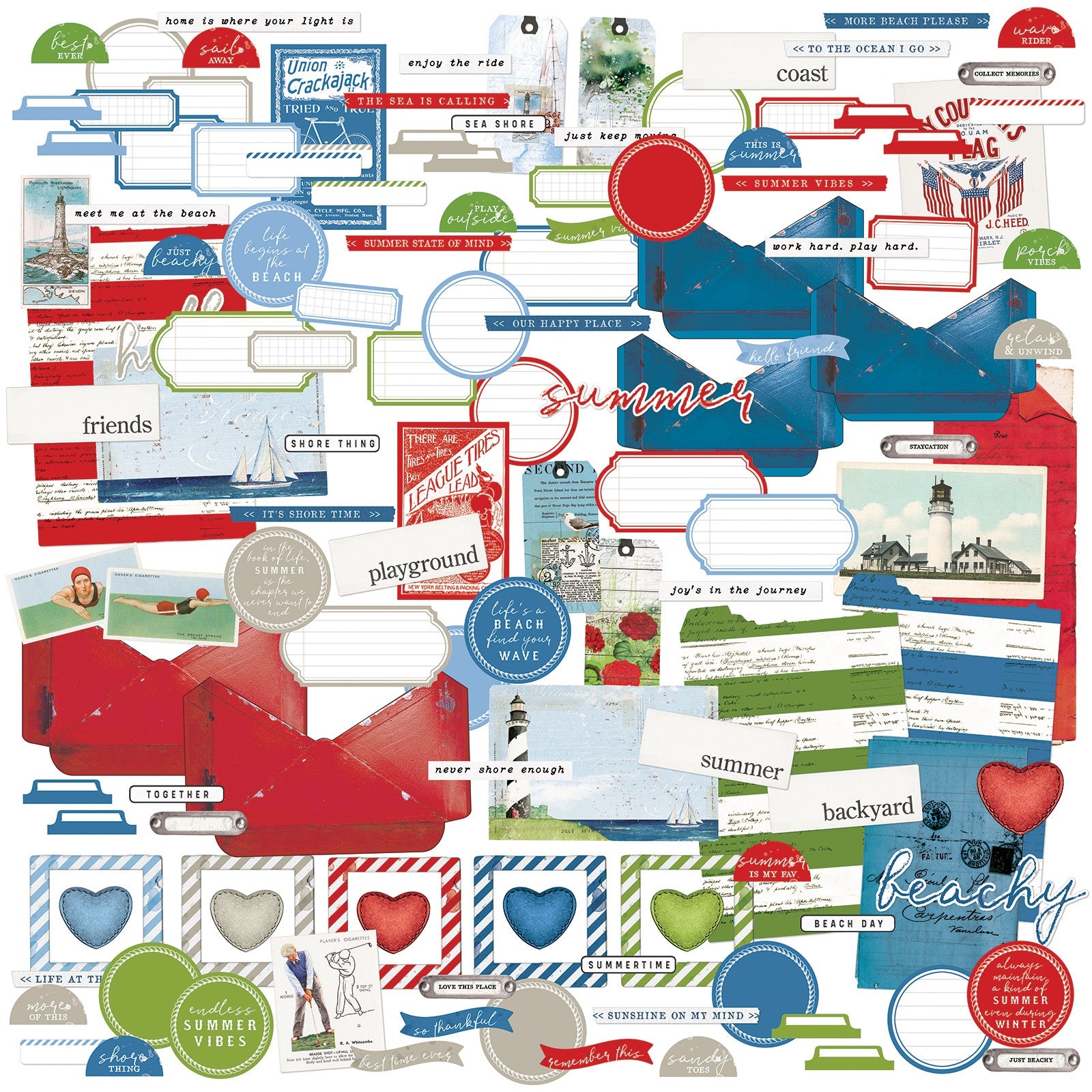 49 and Market - Summer Porch - Ephemera Bits