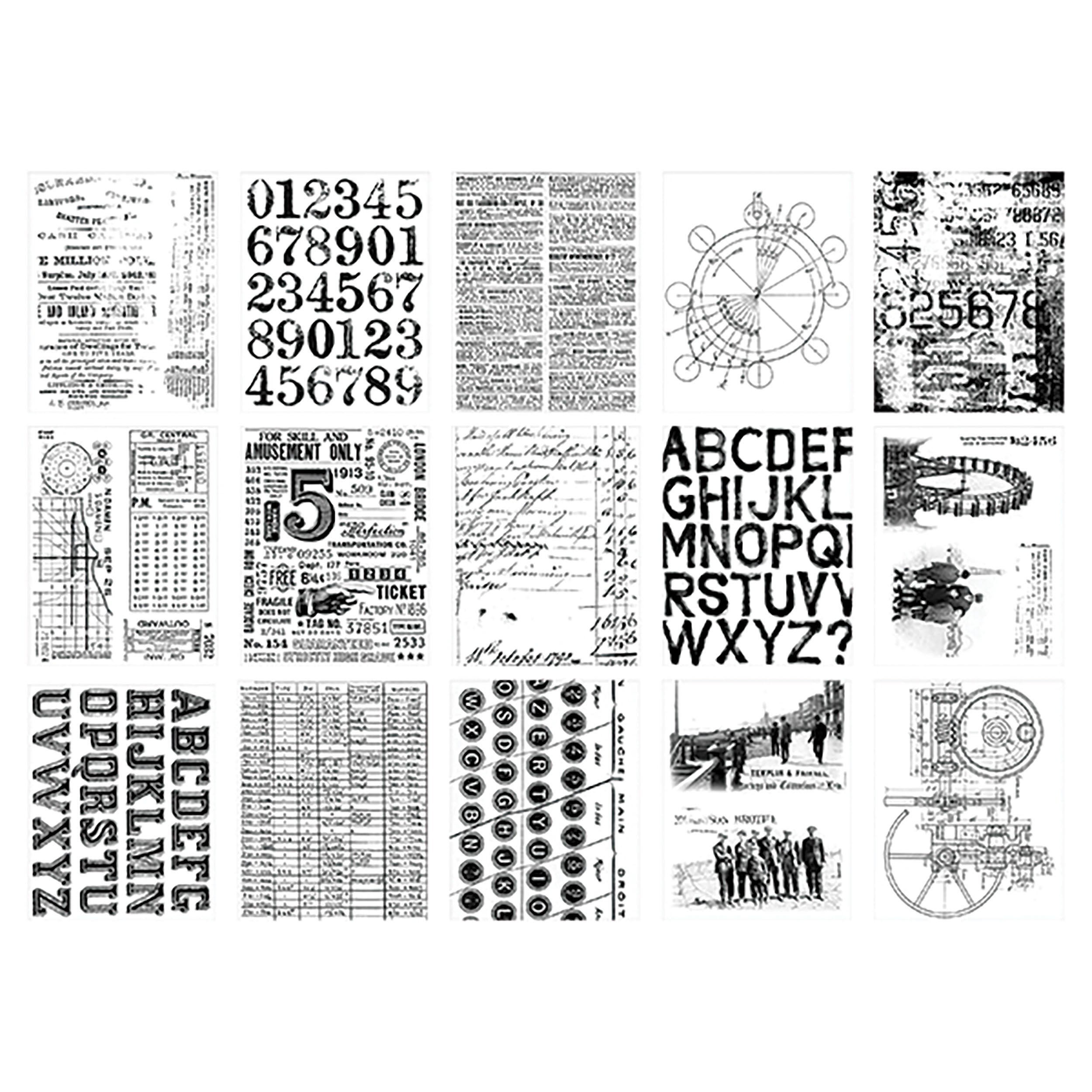 Tim Holtz - Idea-ology - Collage Paper - Archives