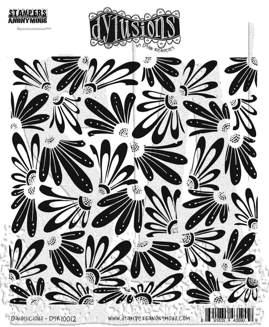 Dylusions - Cling Stamps - Daisylicious