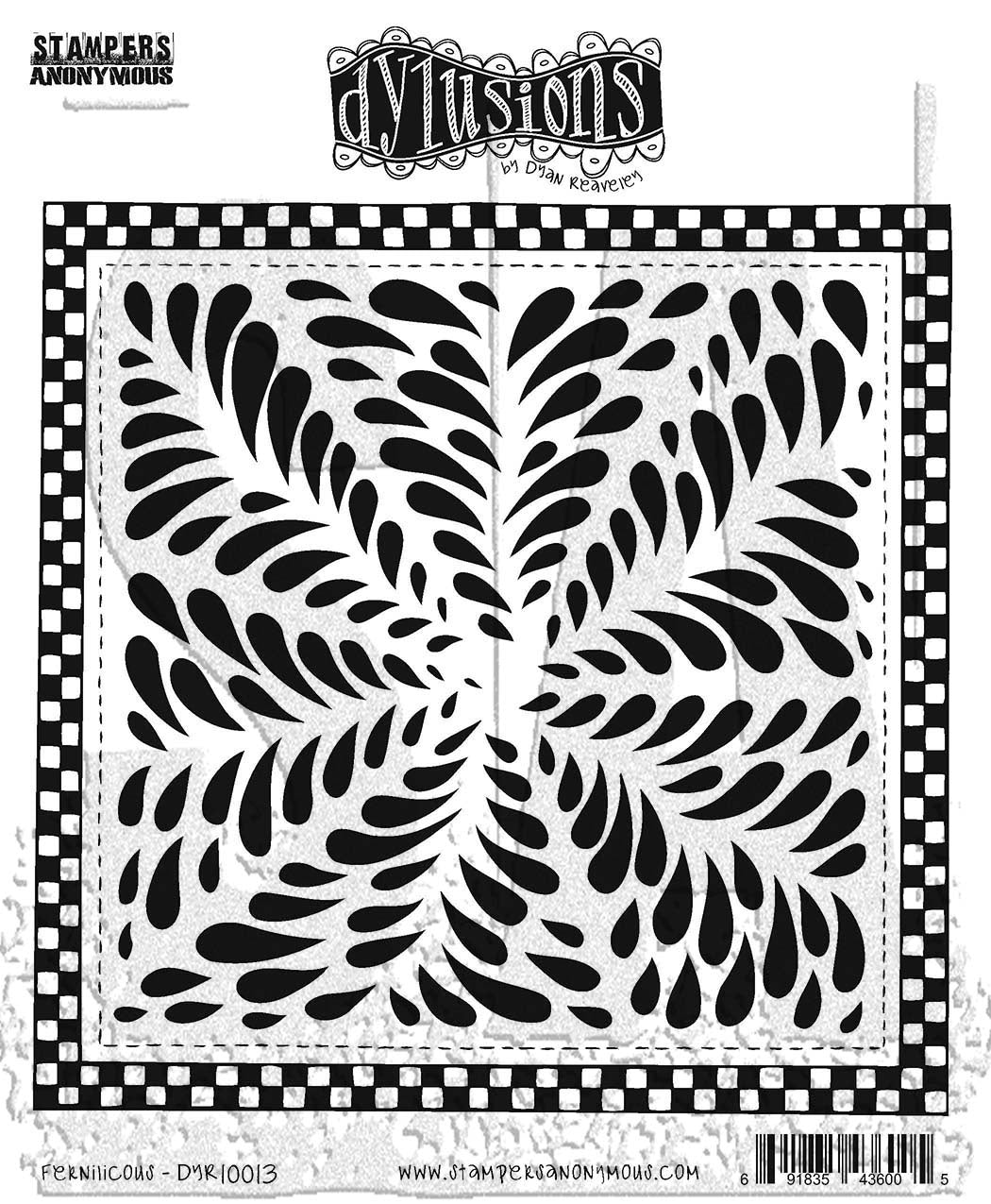 Dylusions - Cling Stamps - Ferniliscious