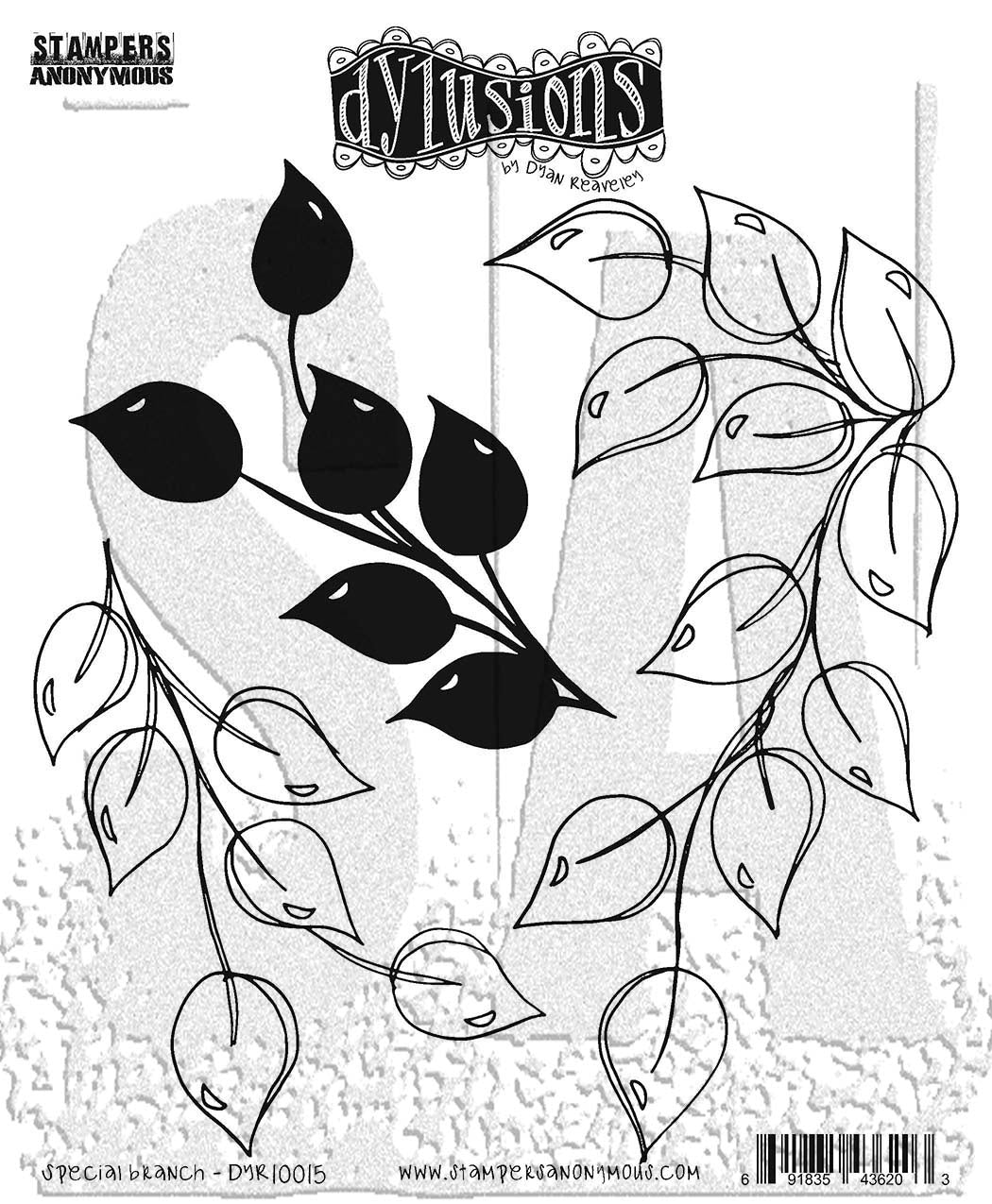 Dylusions - Cling Stamps - Special Branch