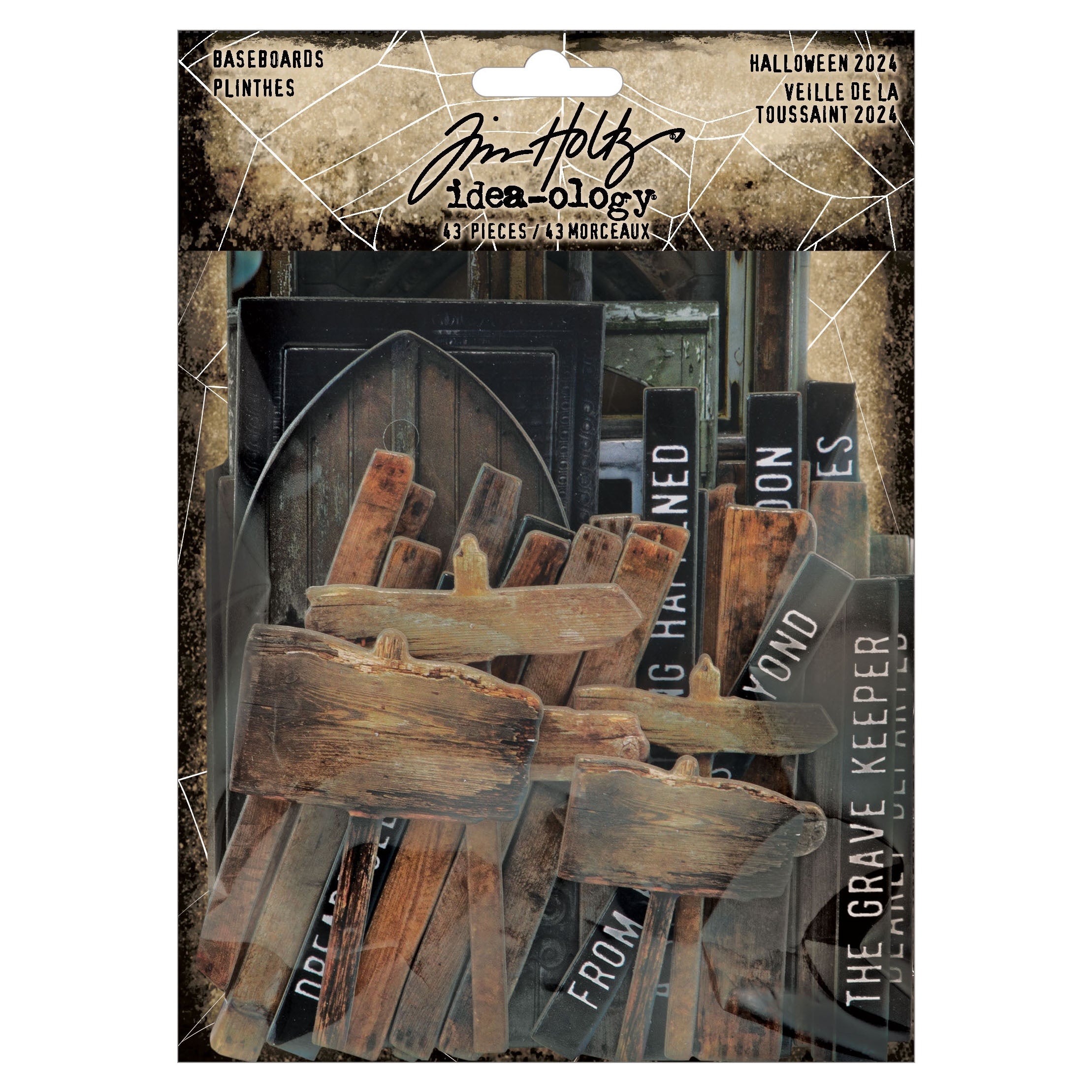 Tim Holtz - Idea-Ology - Halloween 2024 - Baseboards