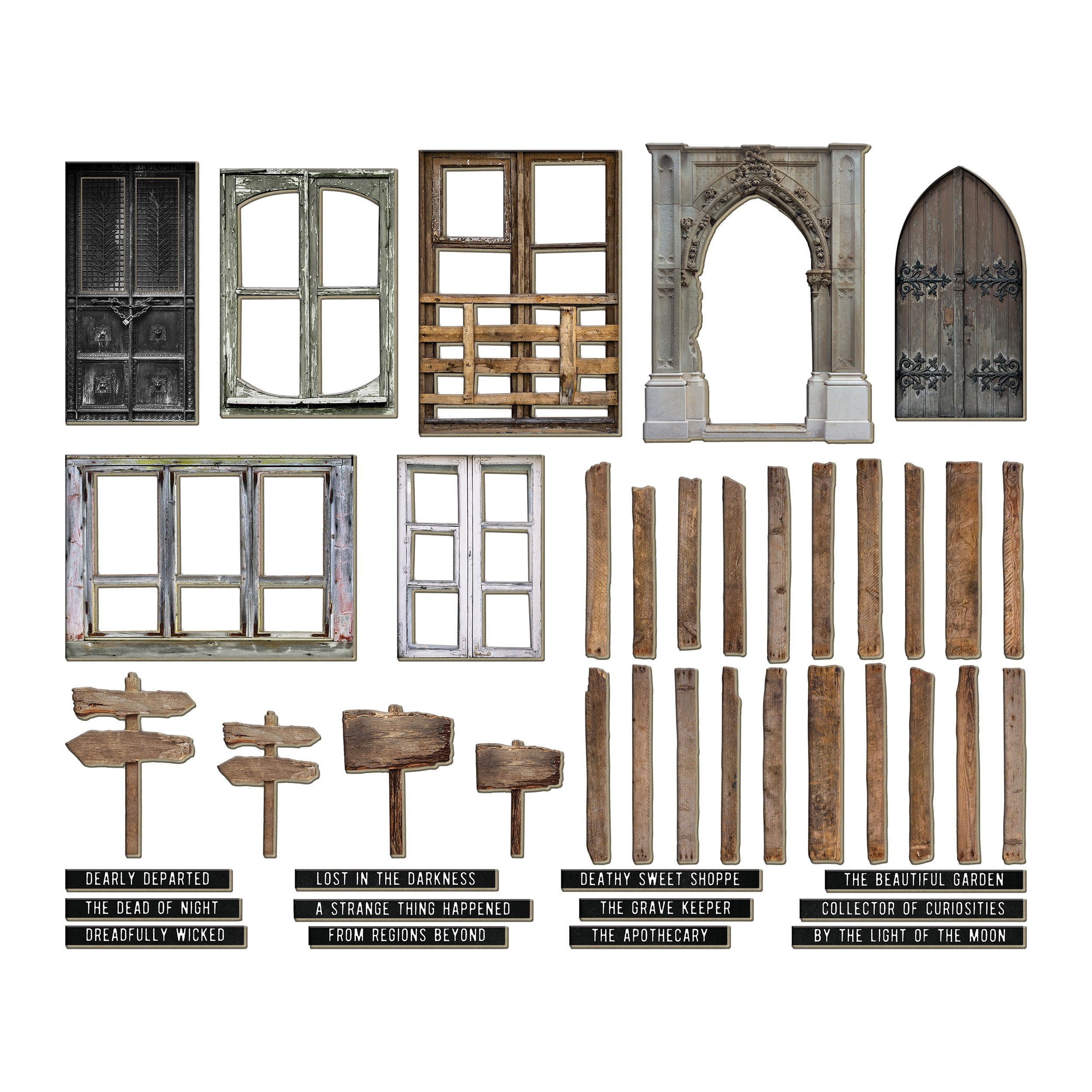 Tim Holtz - Idea-Ology - Halloween 2024 - Baseboards
