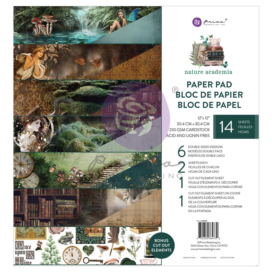 Prima - Nature Academia - Paper Pad  12 x 12"