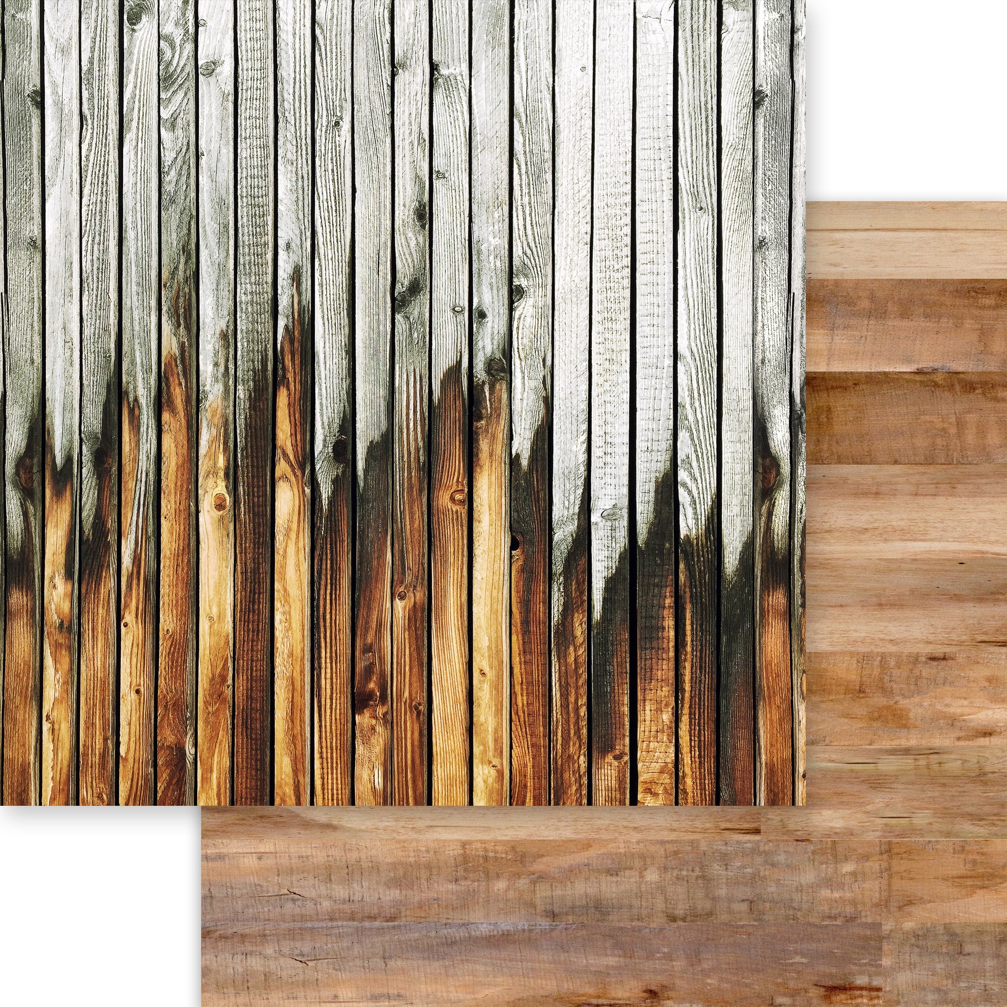 Memory Place - Vintage Woodwork - Paper Pack - 12 x 12"