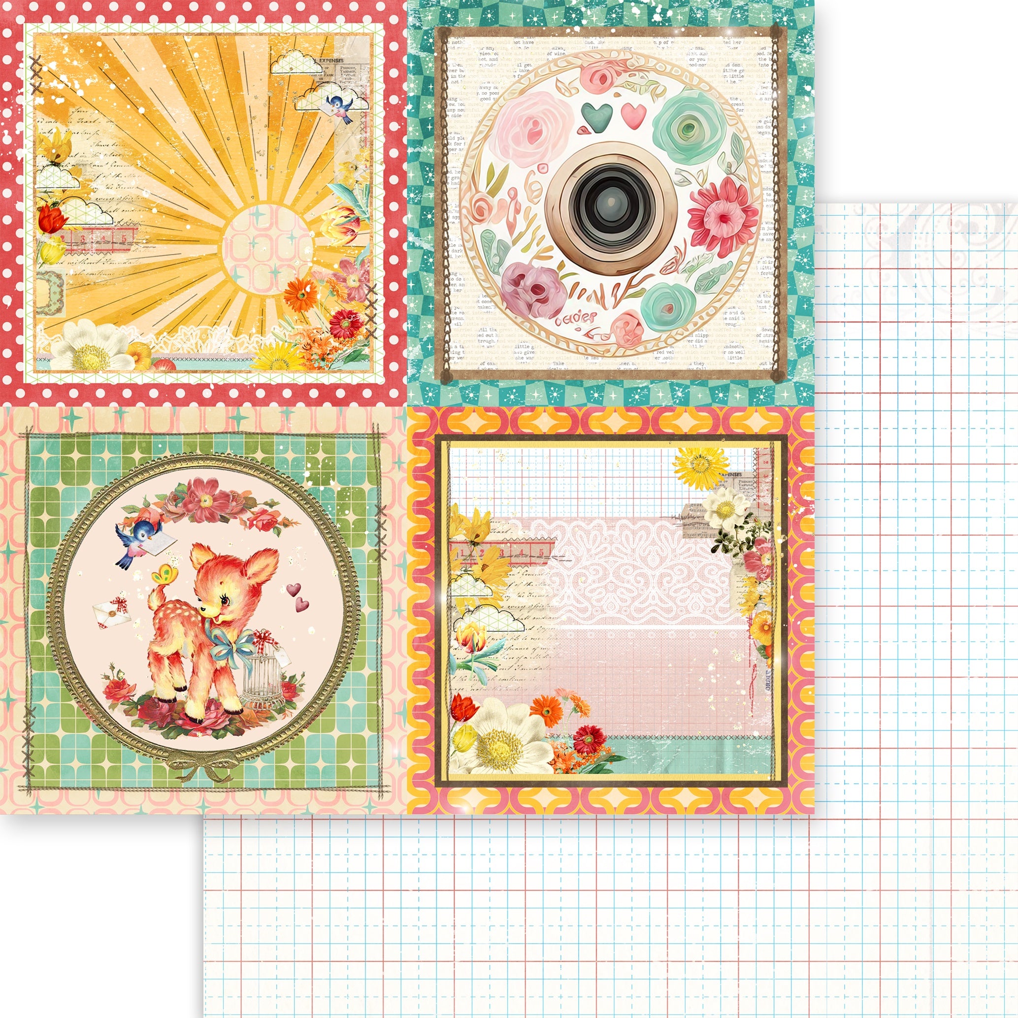 Memory Place - My Deer Friend- Paper Pack - 6 x 6"