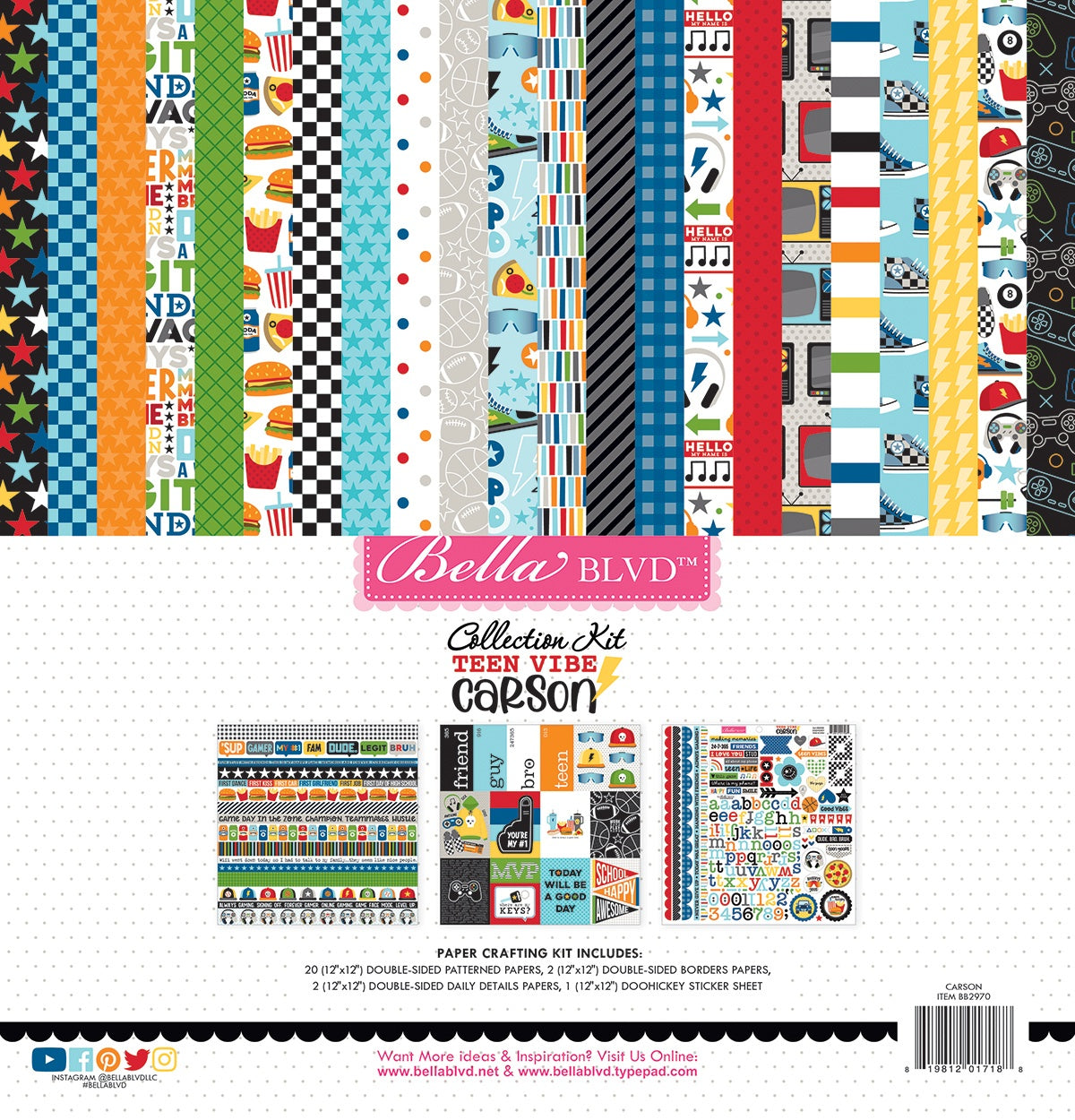 Bella Blvd - Teen Vibe Carson - Collection - 12x12"