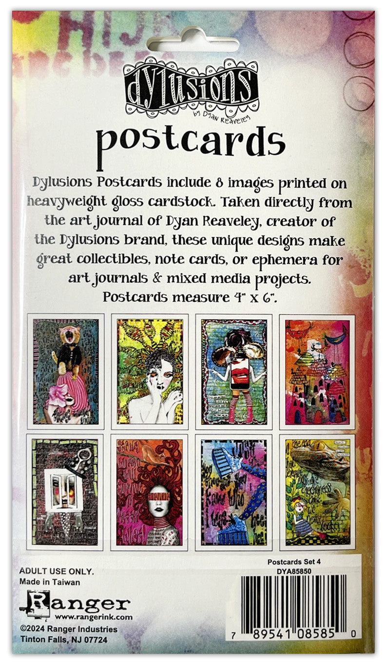 Dylusions - Postcard Images #4