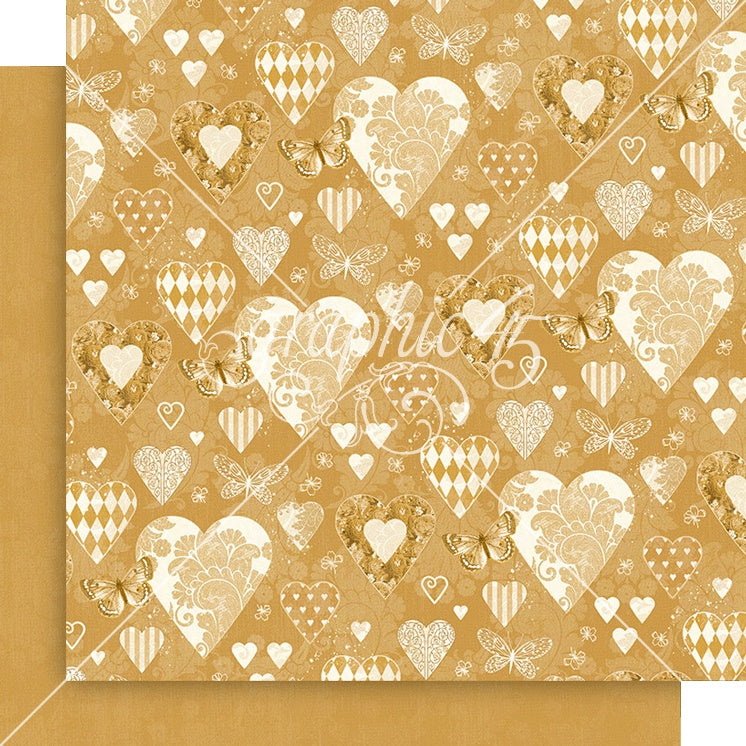 Graphic 45 -Curiouser & Curiouser - Patterns and Solids Paper Pad 12 x 12"