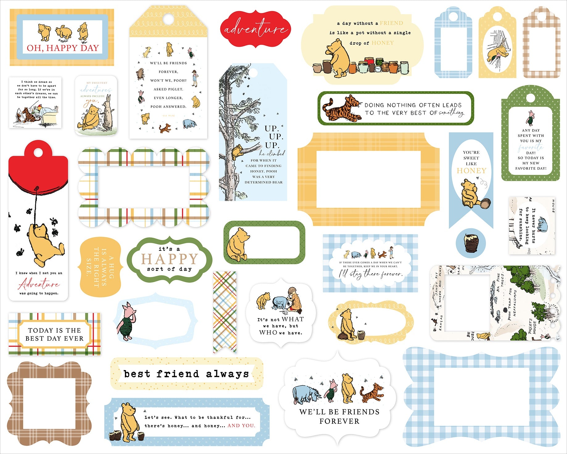 Echo Park - The house at Pooh corner - Frames and Tags Ephemera