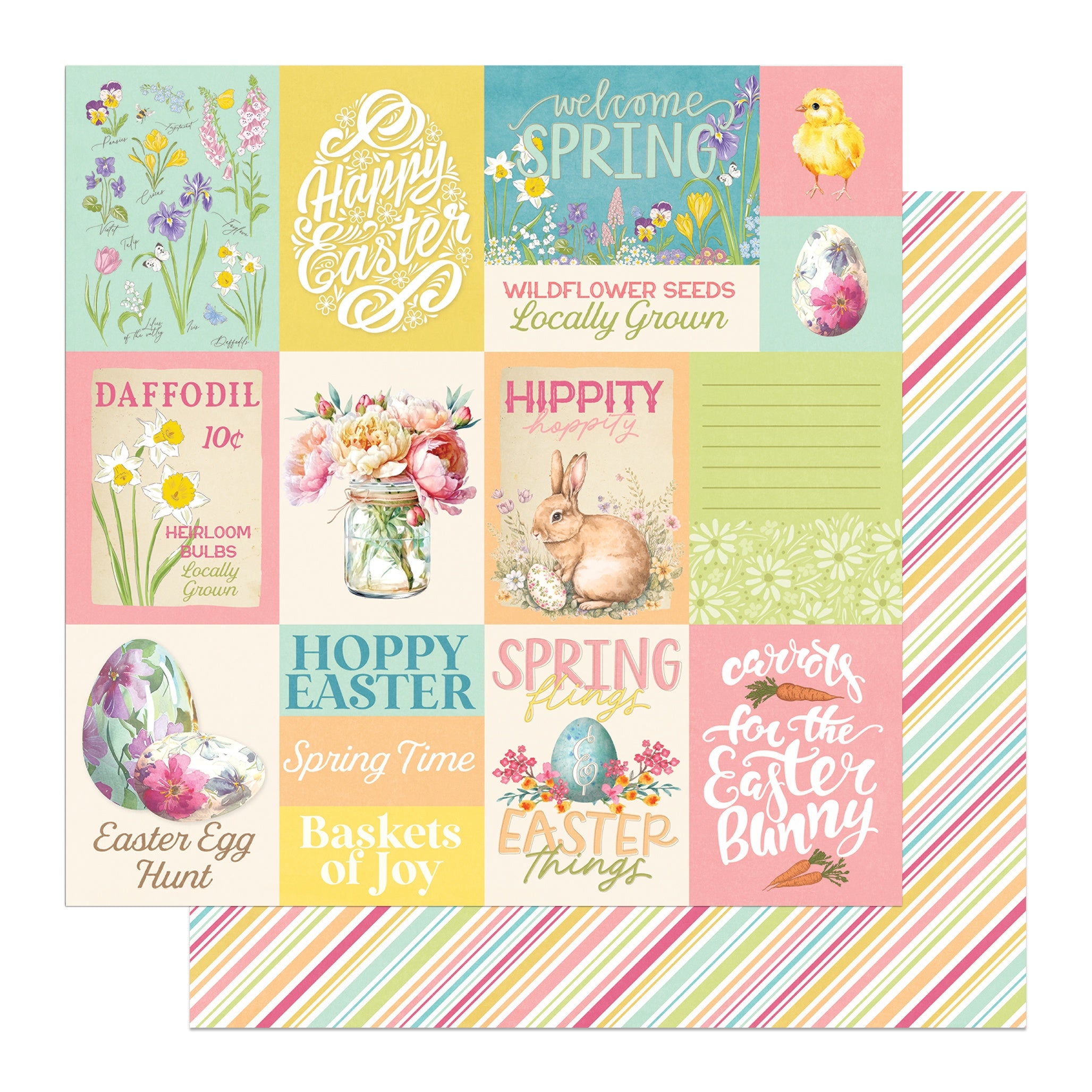 Photoplay - Easter Sunday - Hoppy Easter -   12 x 12"