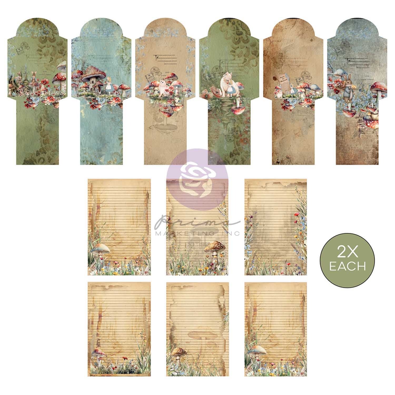 Prima - Return to Wonderland - Postcards & Envelopes