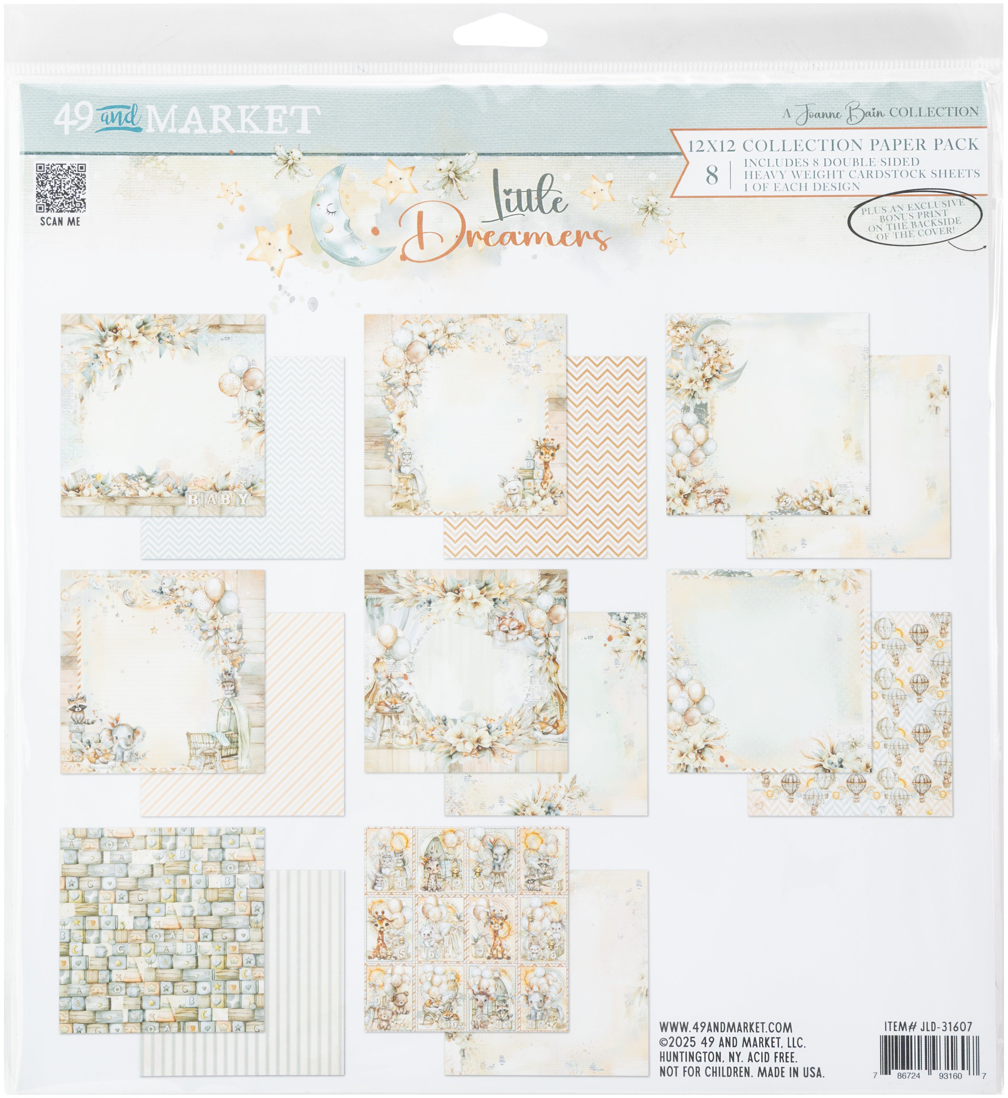 49 and Market - Little Dreamer Collection -   12 x 12"