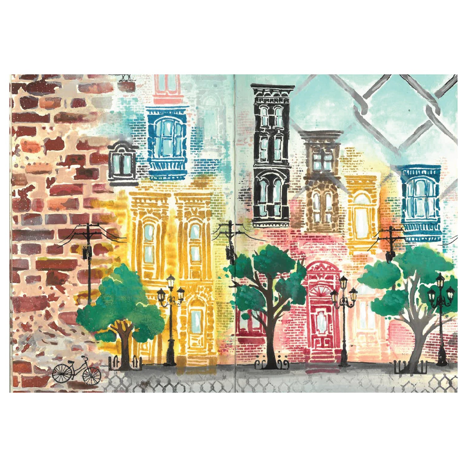 Sizzix - Studio stamp and stencil set - City life