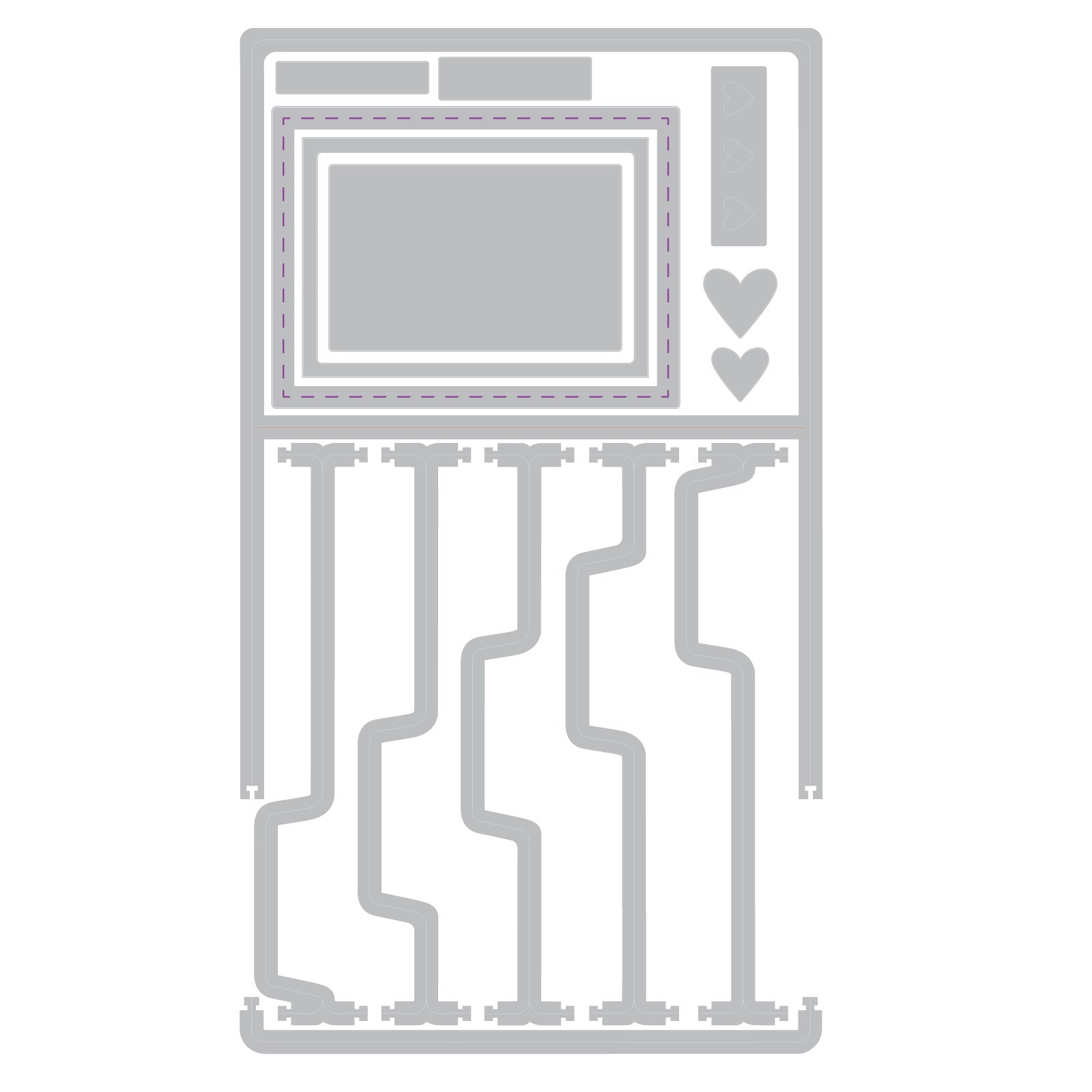 Sizzix/ 49 and Market - Snap & Swap -Thinlits  Dies - File Folders