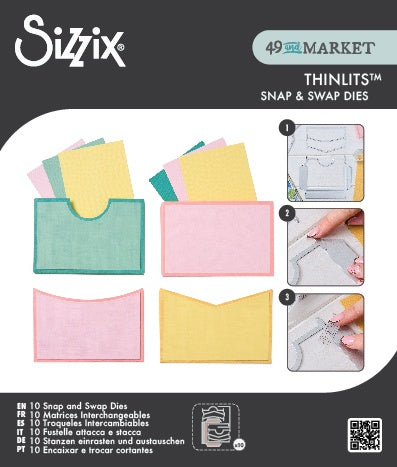 Sizzix/ 49 and Market - Snap & Swap -Thinlits  Dies - Pockets