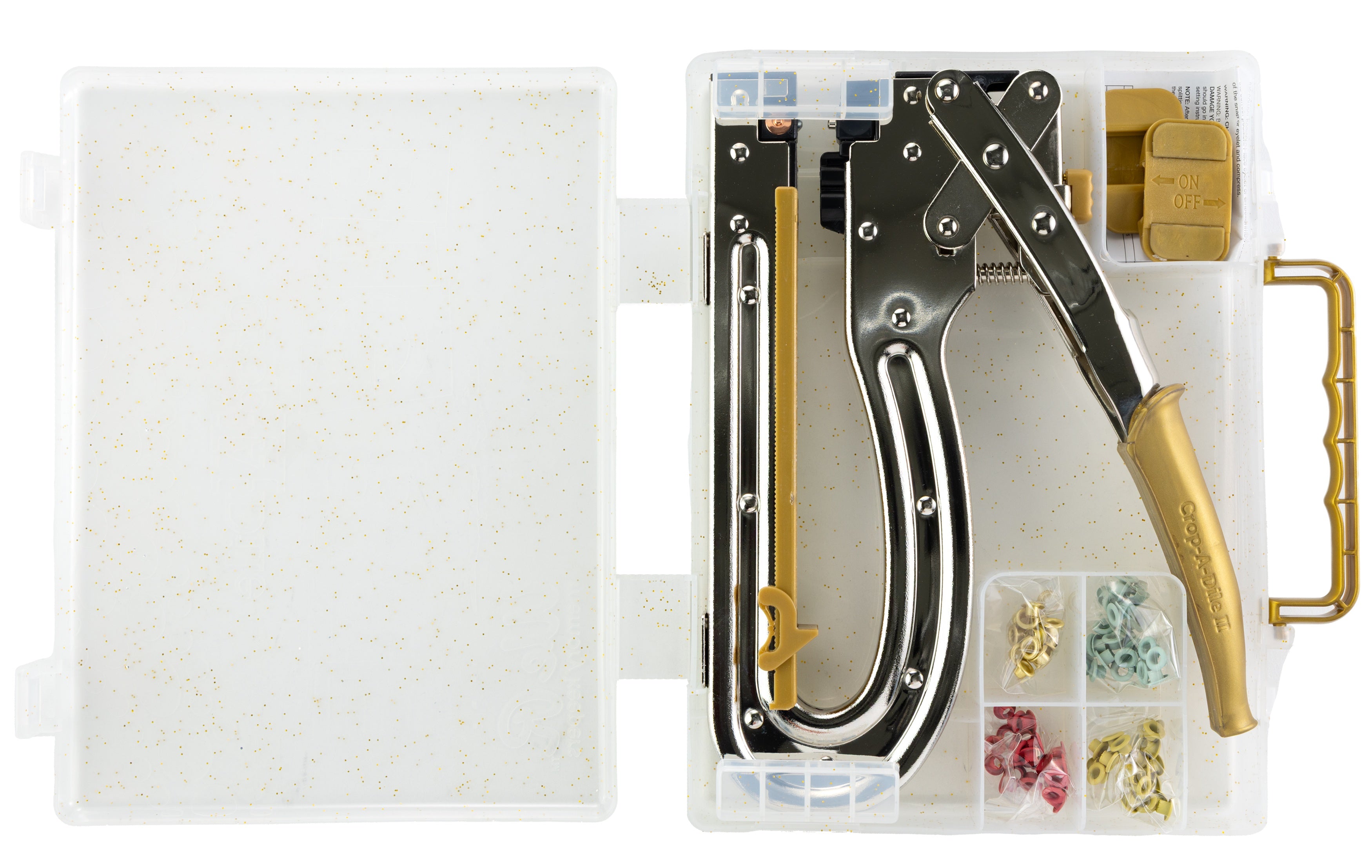 We are memory keepers - Crop-a-dile Set - Big Bite - Gold