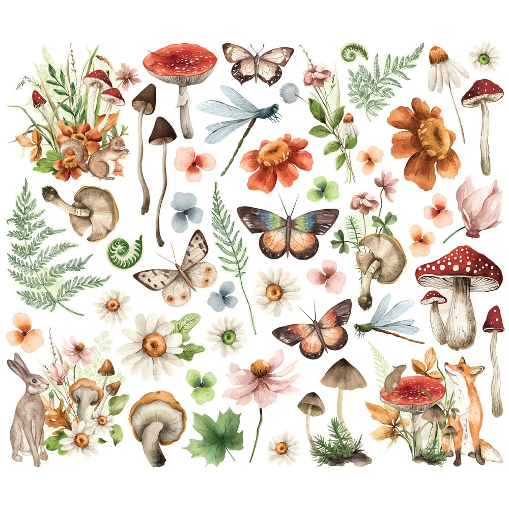 Simple Stories - Woodlands - Floral Bits