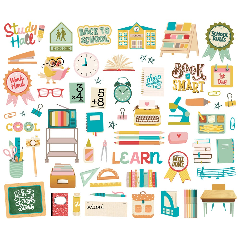 Simple Stories - Book Fair - Bits and pieces