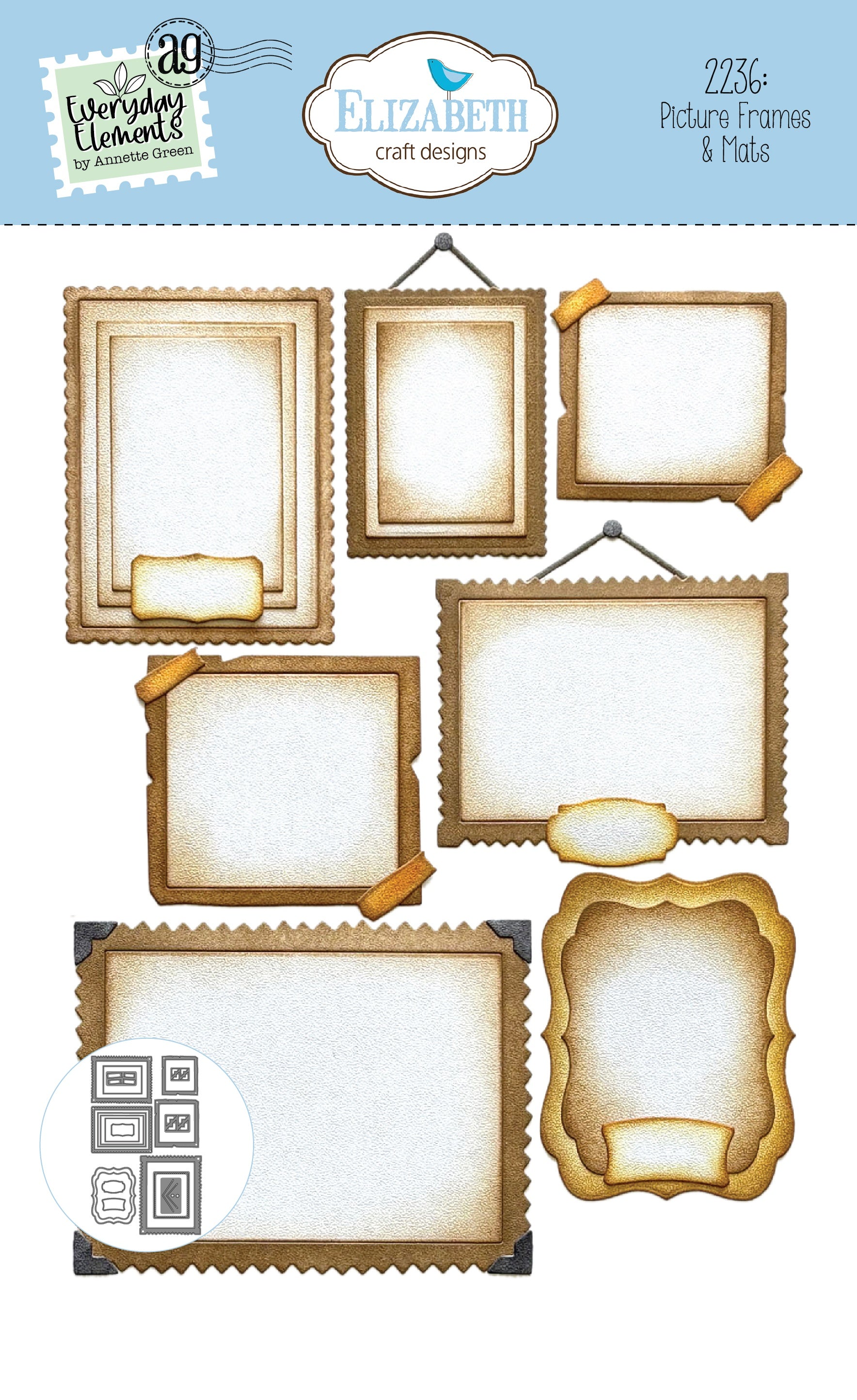 Elizabeth Craft - Dies - Picture Frames & Mats