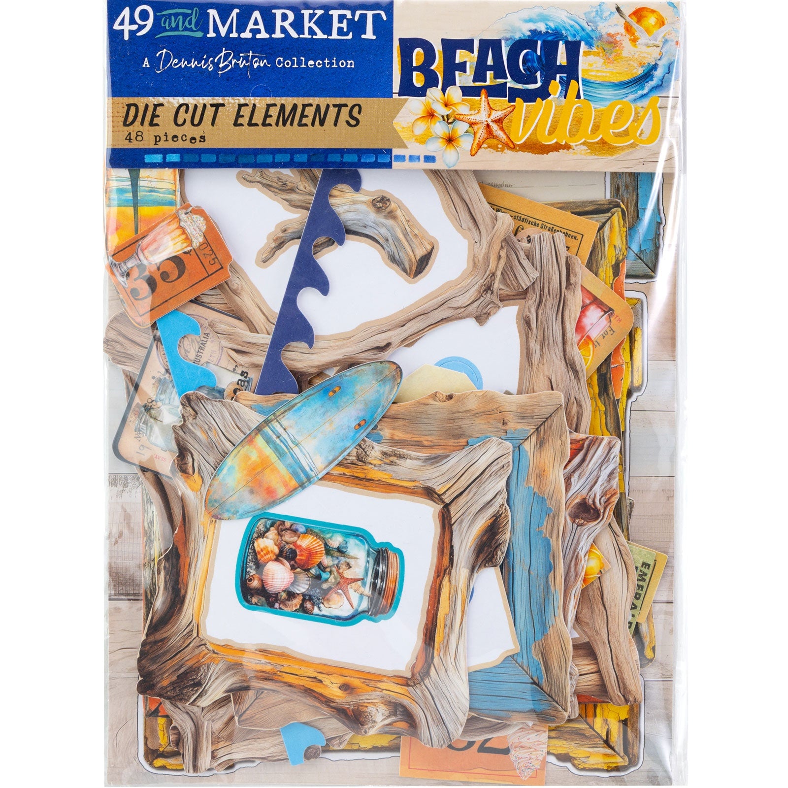 49 and Market - Beach Vibes - Die Cut Elements