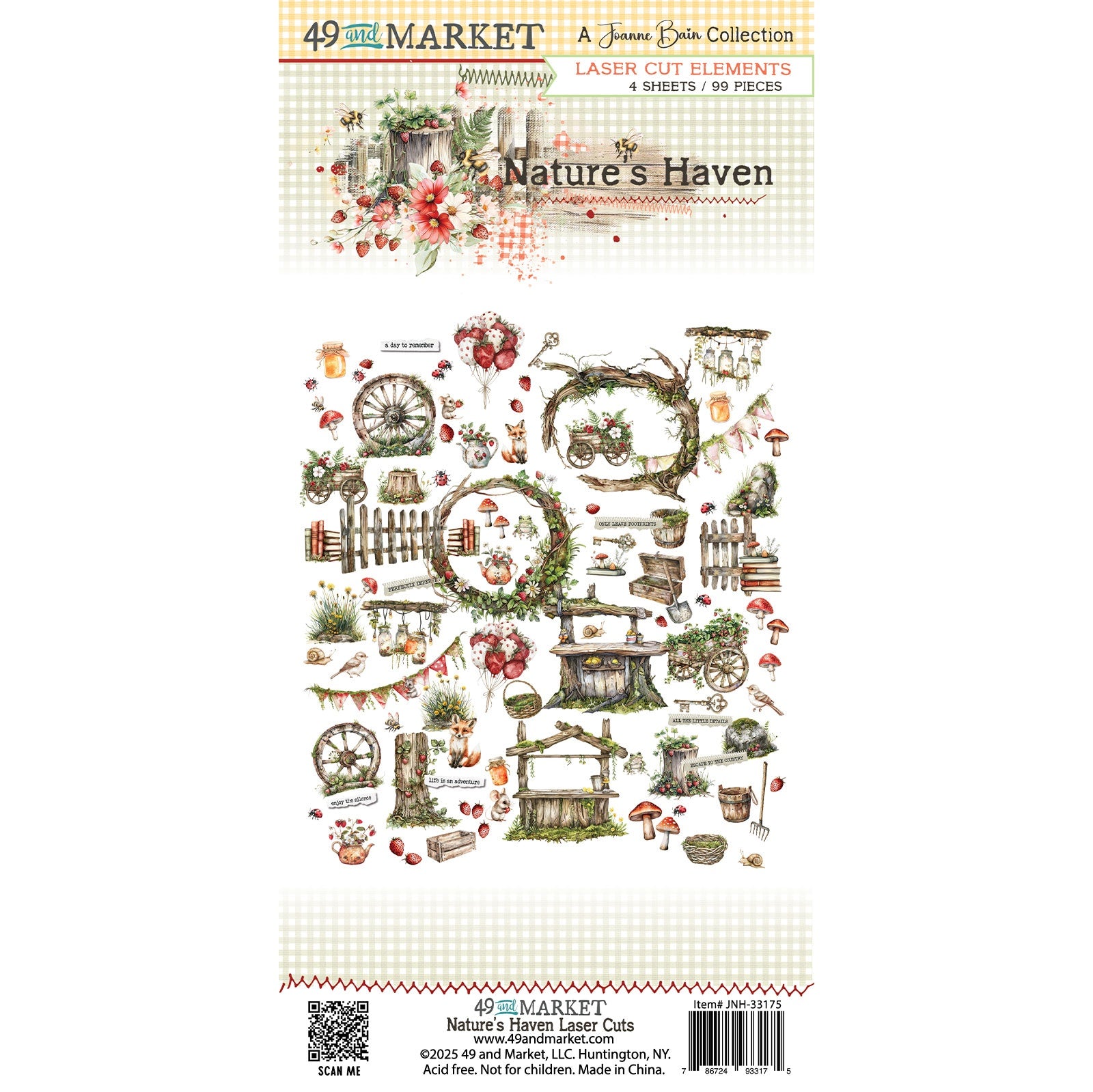 49 and Market - Nature's Haven - Laser Cut Elements