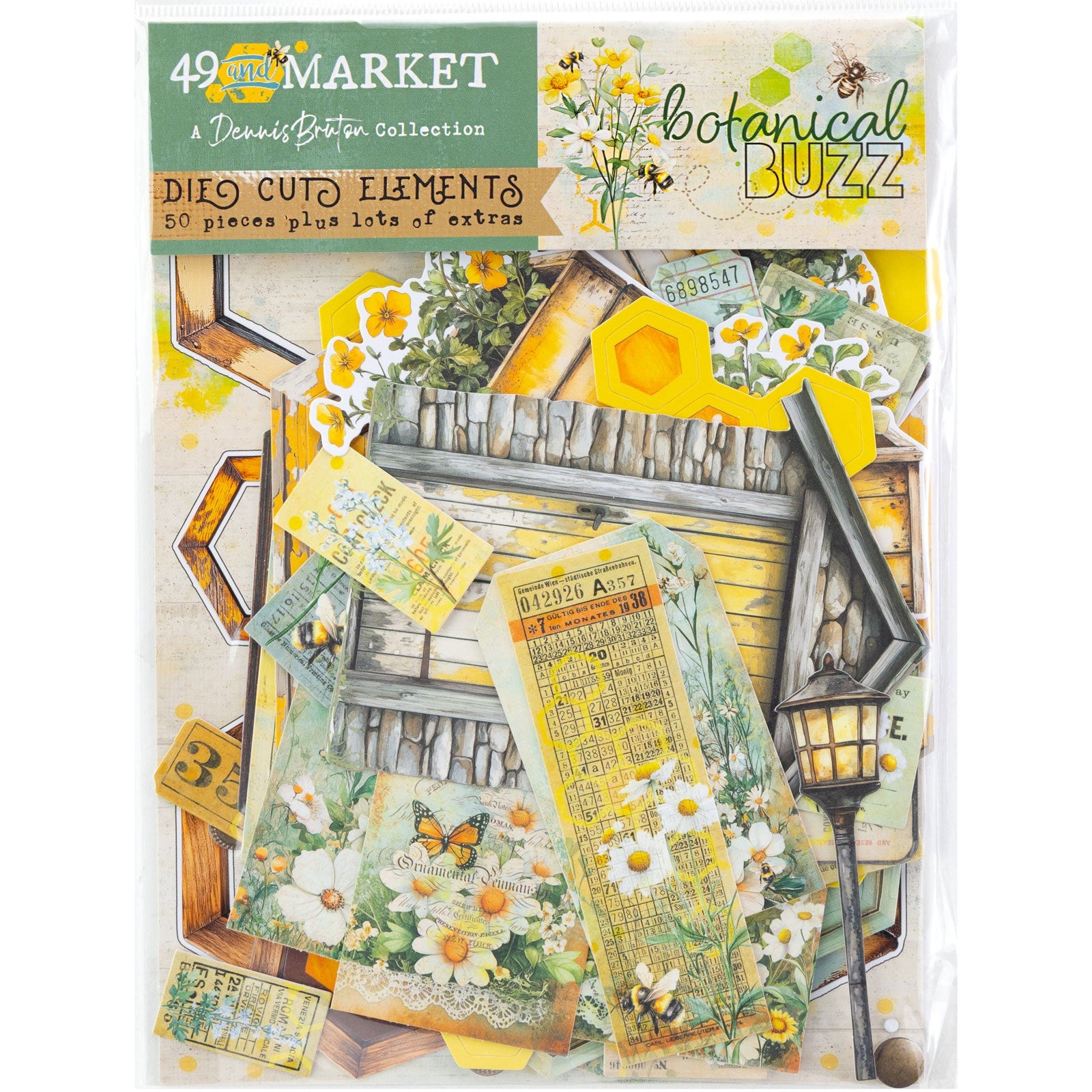 49 and Market - Botanical Buzz - Die Cut Elements